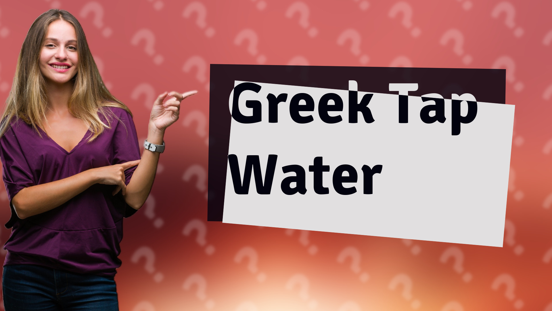 Greek Tap Water