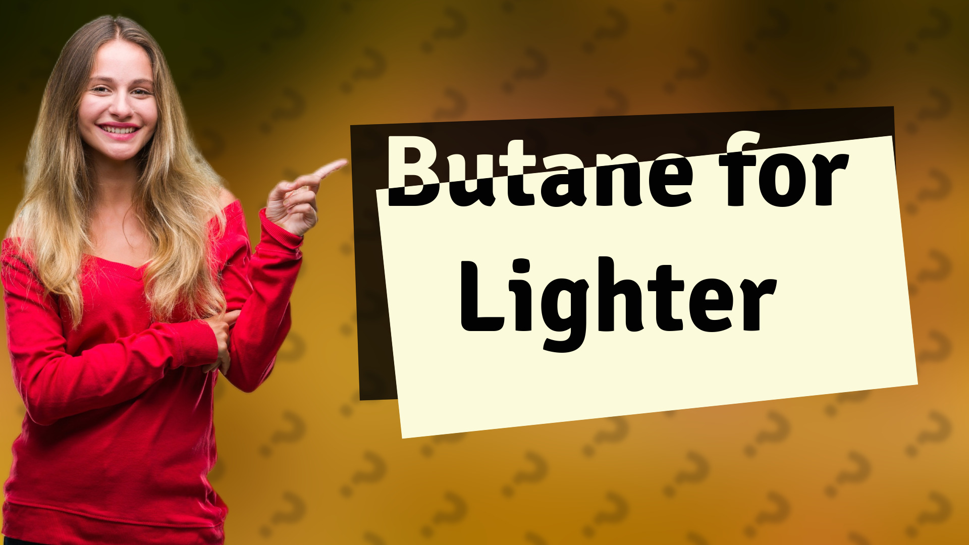 Butane for Lighter