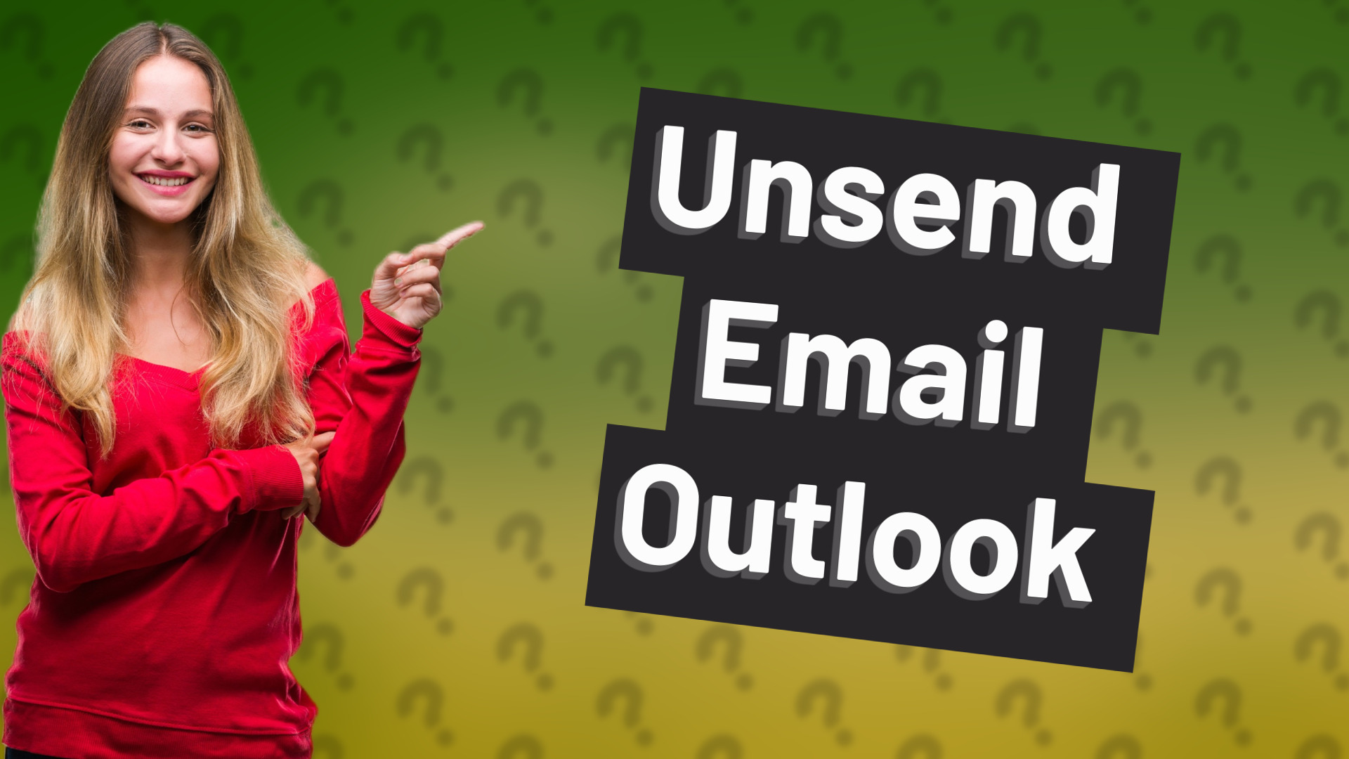 Unsend Email Outlook