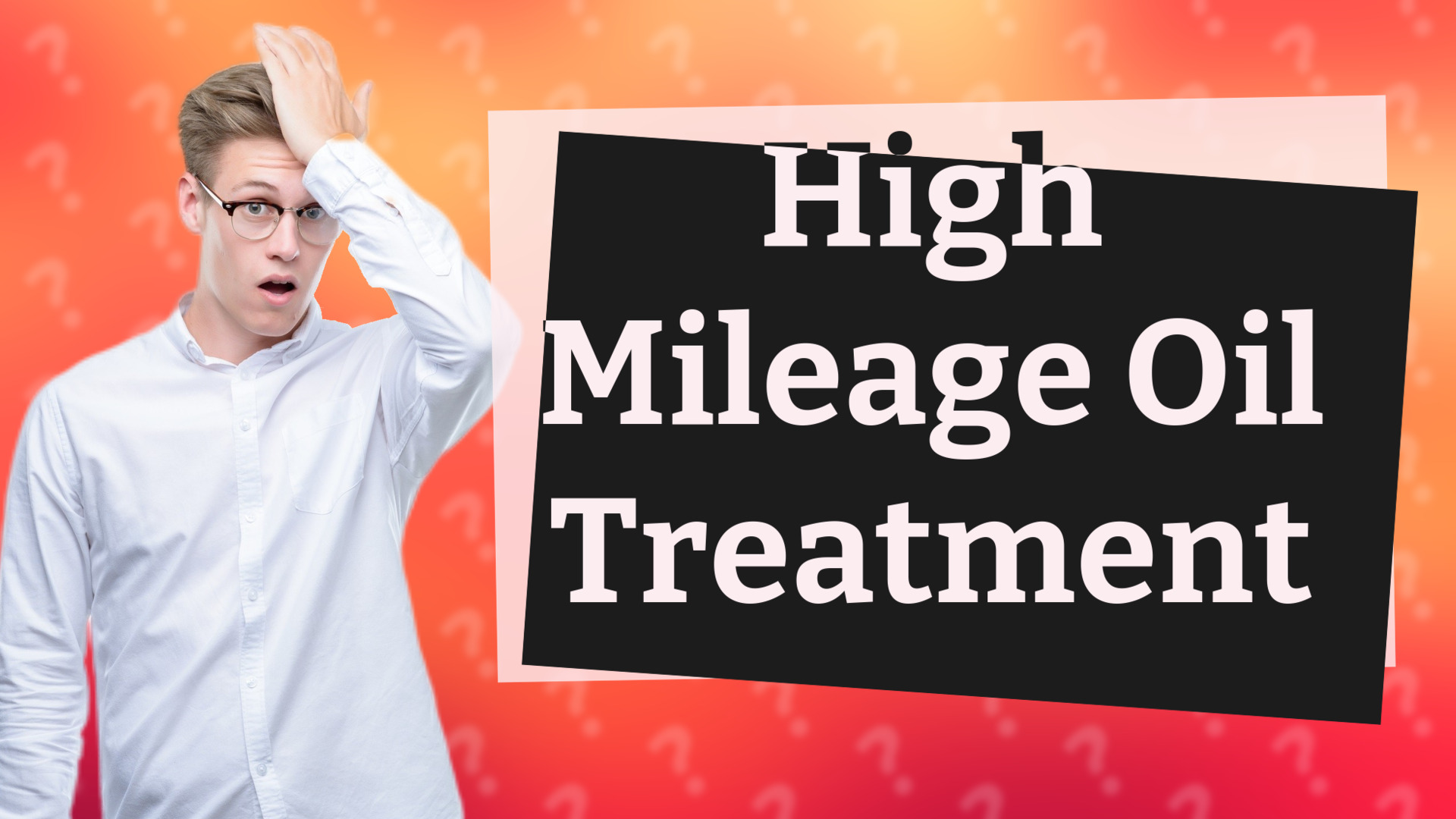 High Mileage Oil Treatment