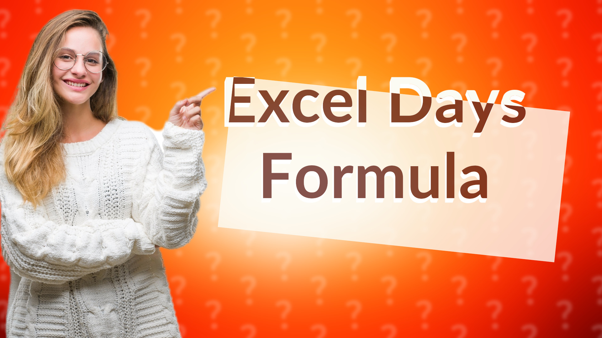 Excel Days Formula