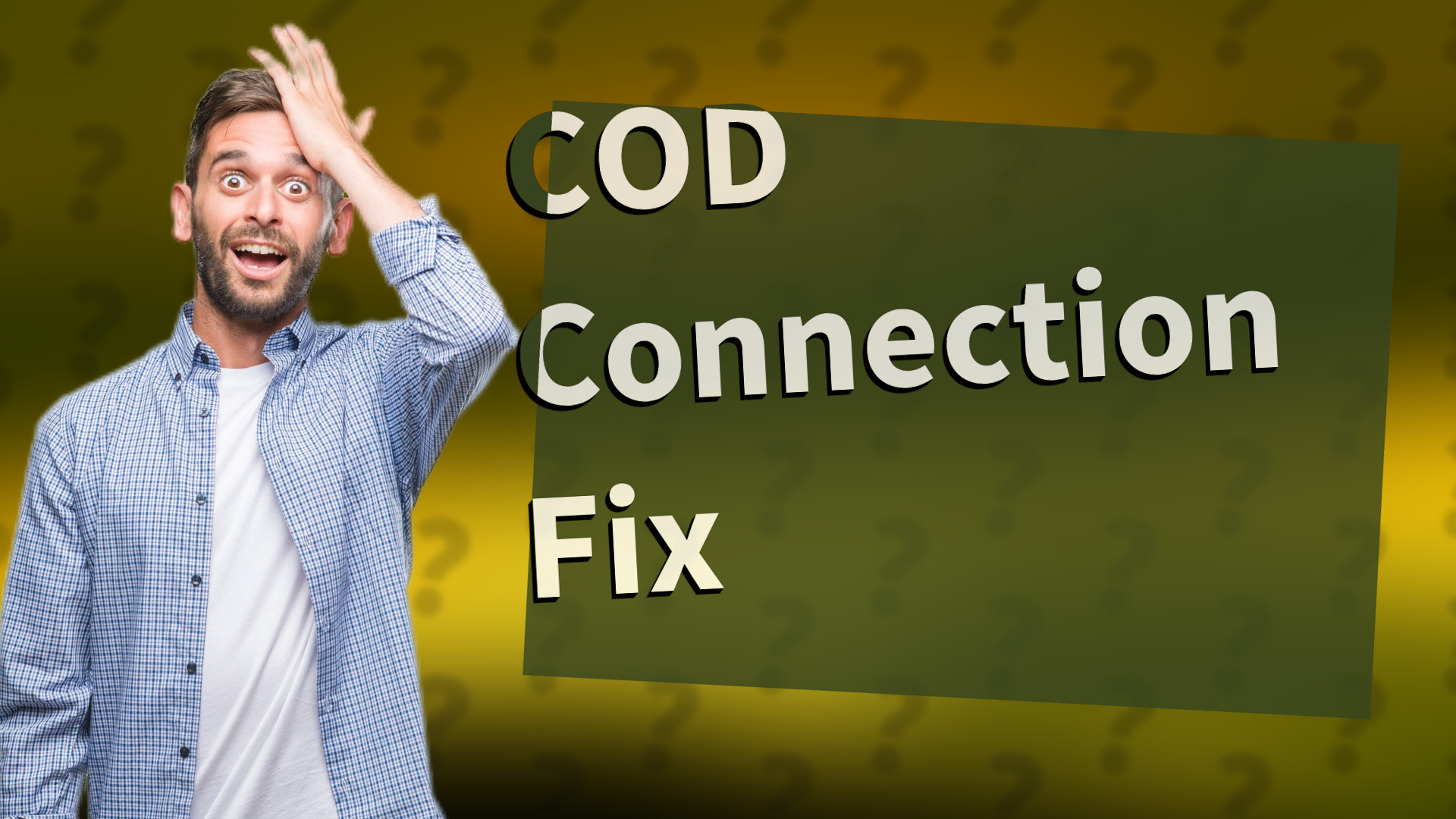COD Connection Fix