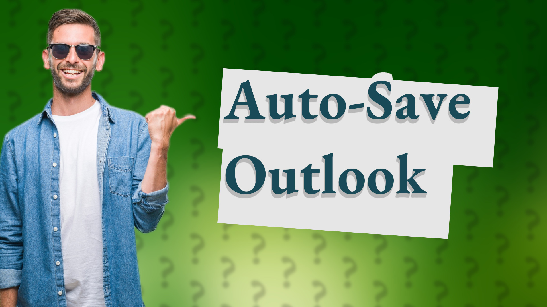Auto-Save Outlook