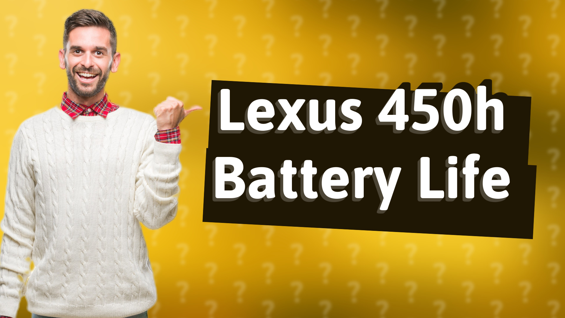 Lexus 450h Battery Life