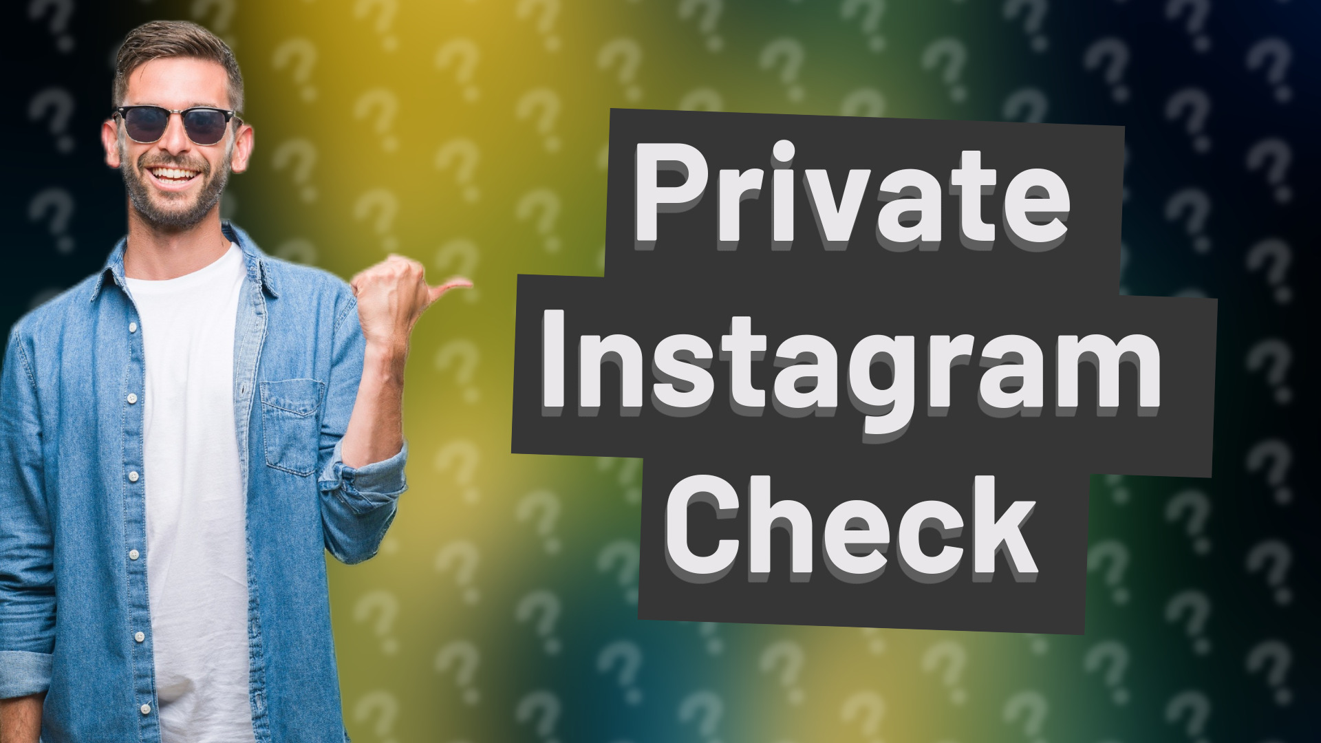 Private Instagram Check