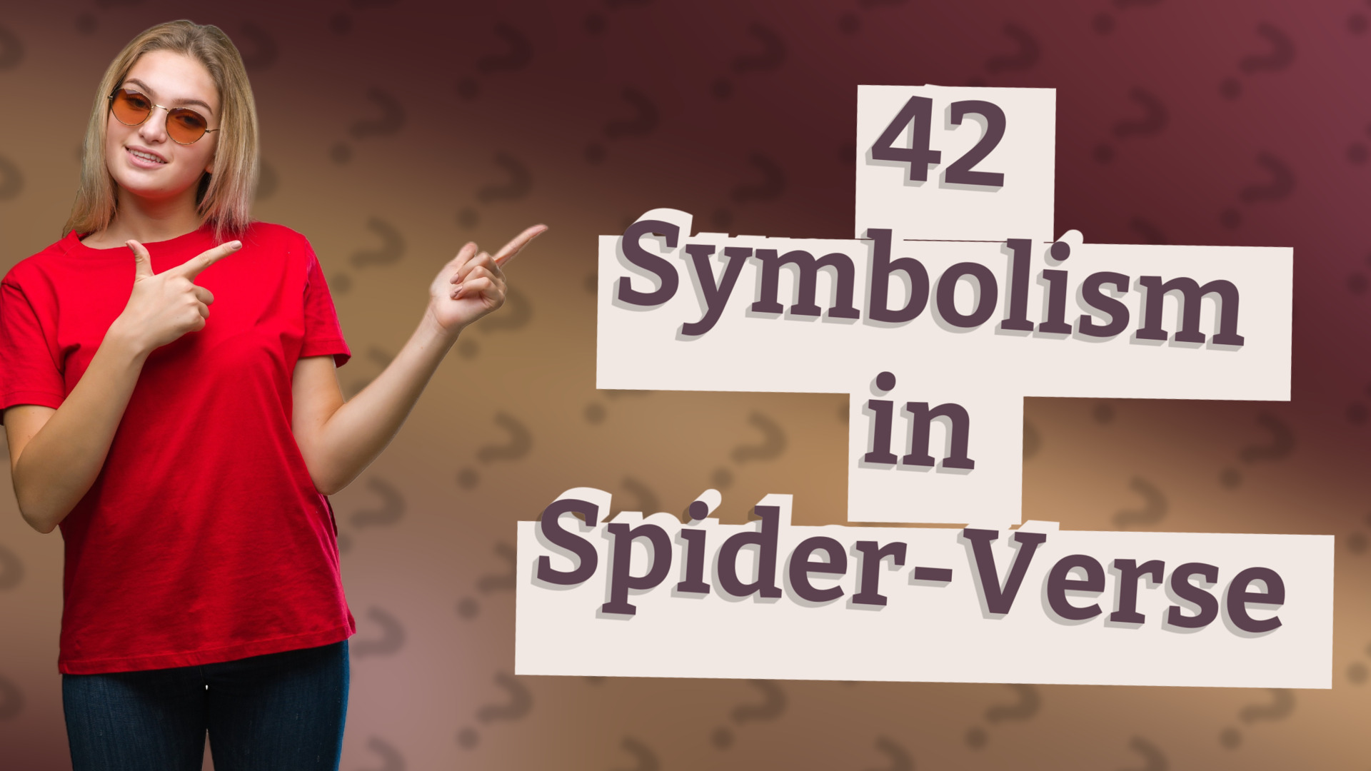 42 Symbolism in Spider-Verse
