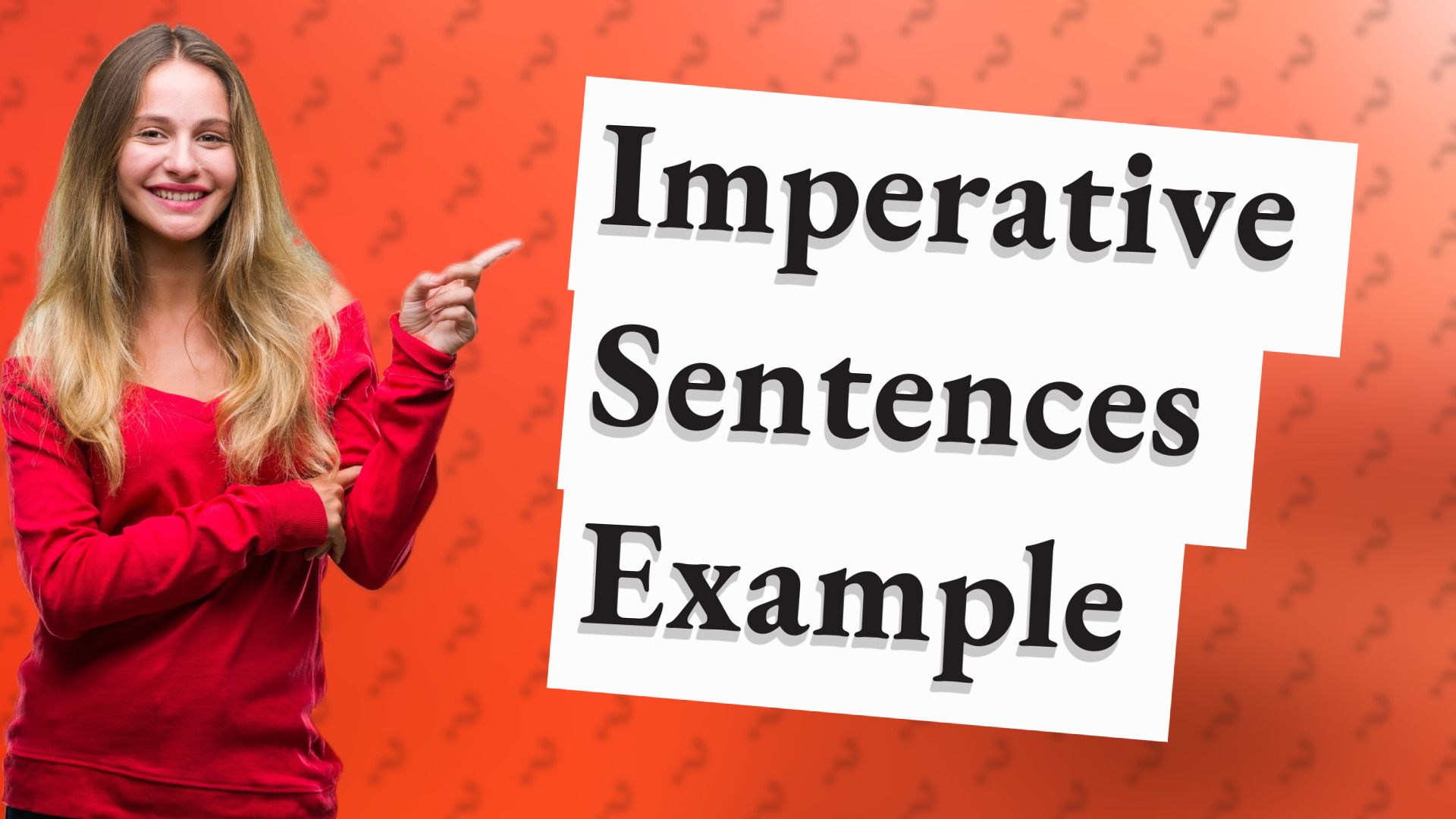 Imperative Sentences Example