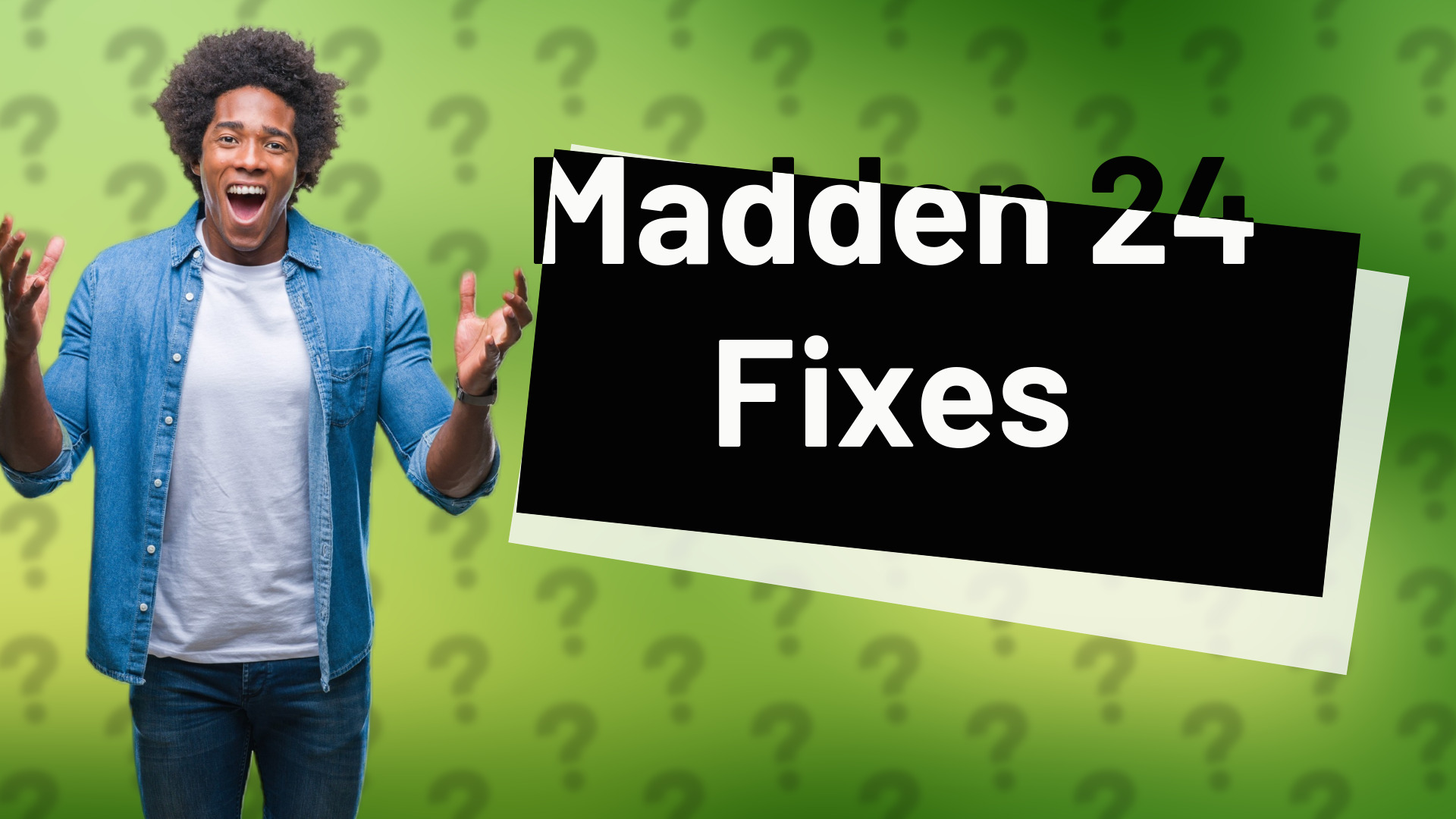 Madden 24 Fixes