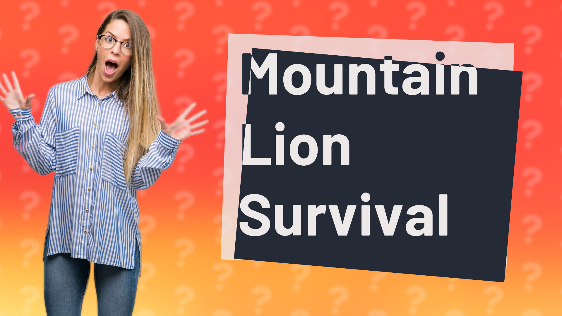 Mountain Lion Survival