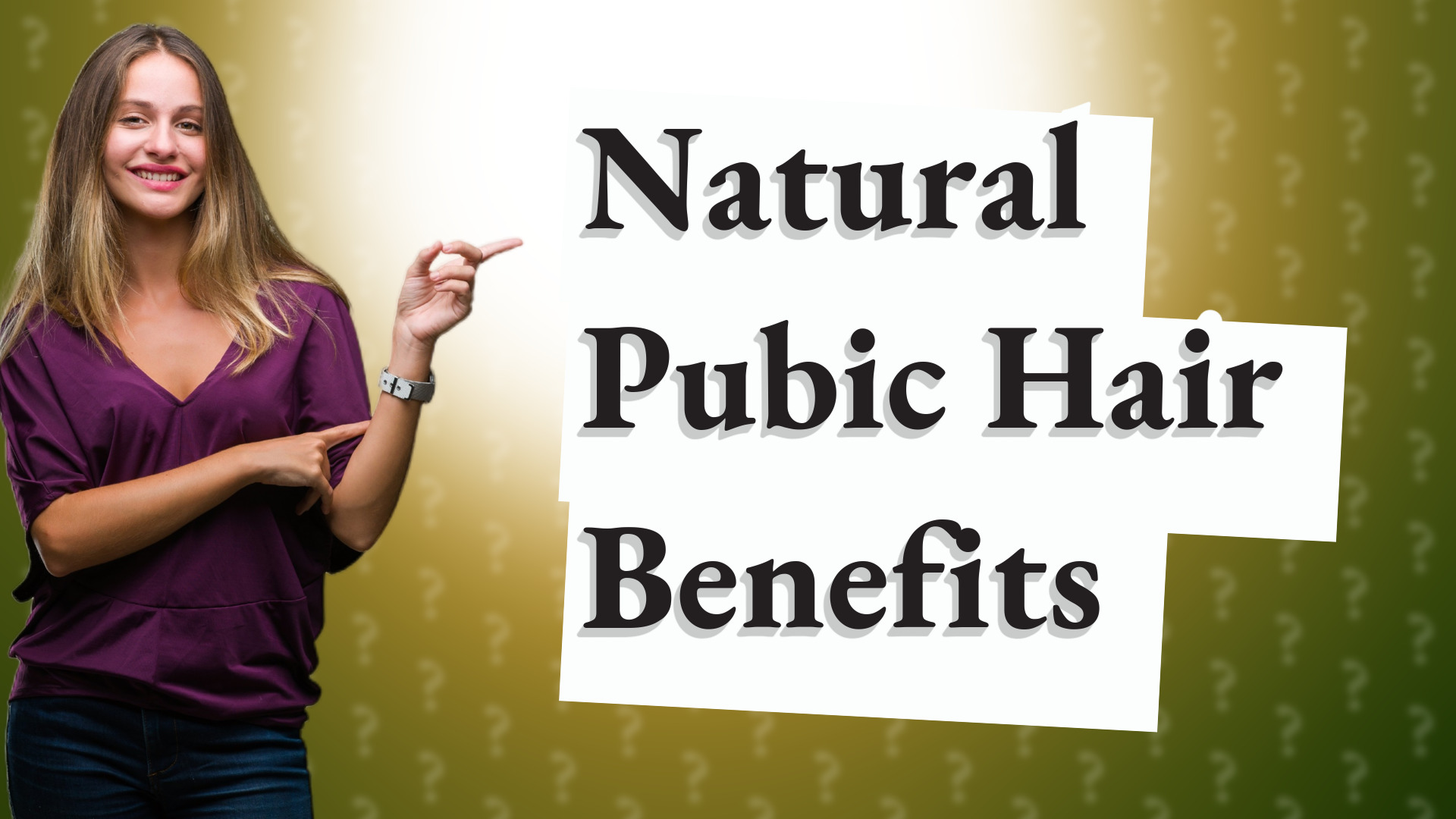 Natural Pubic Hair Benefits