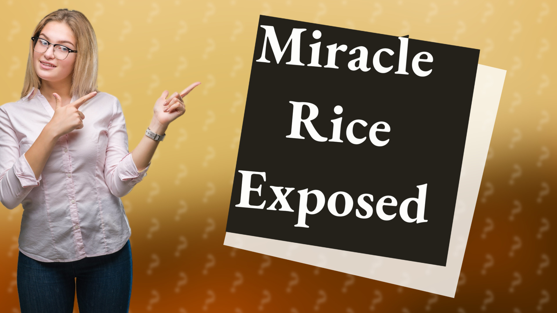 Miracle Rice Exposed