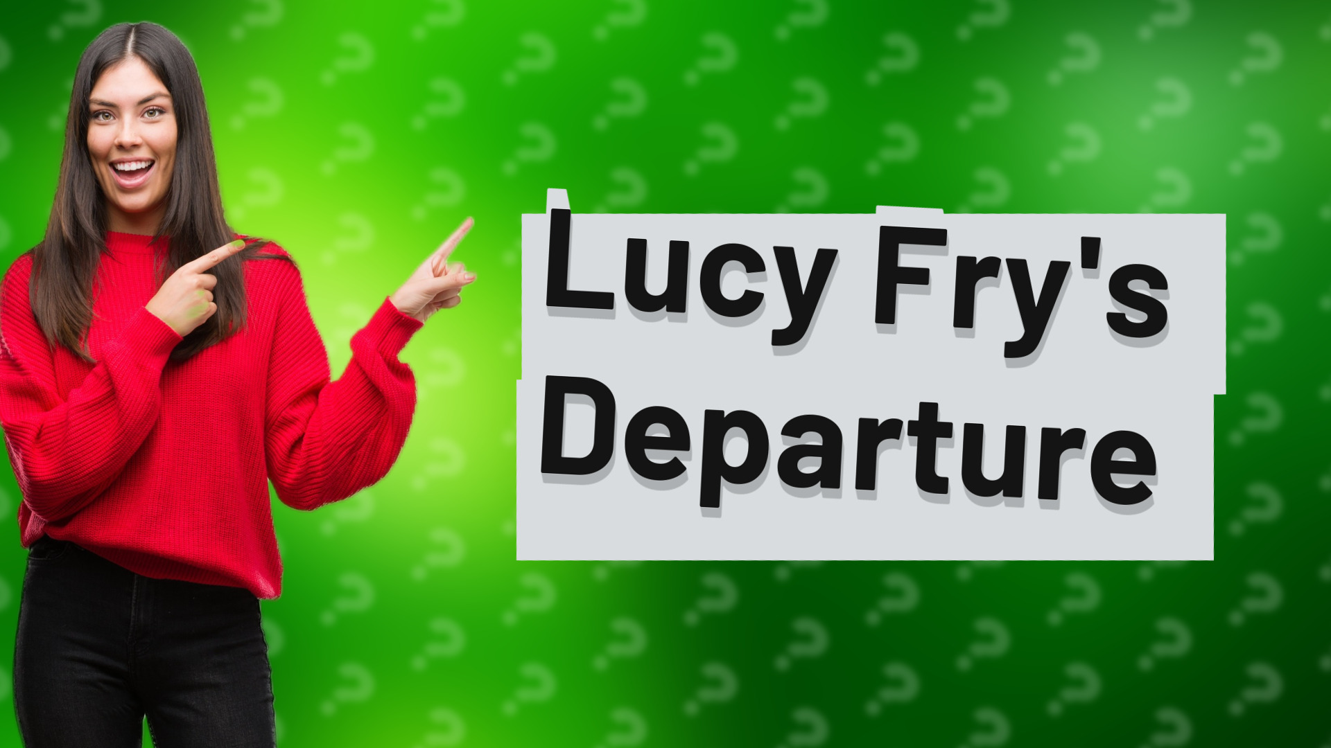 Lucy Fry's Departure