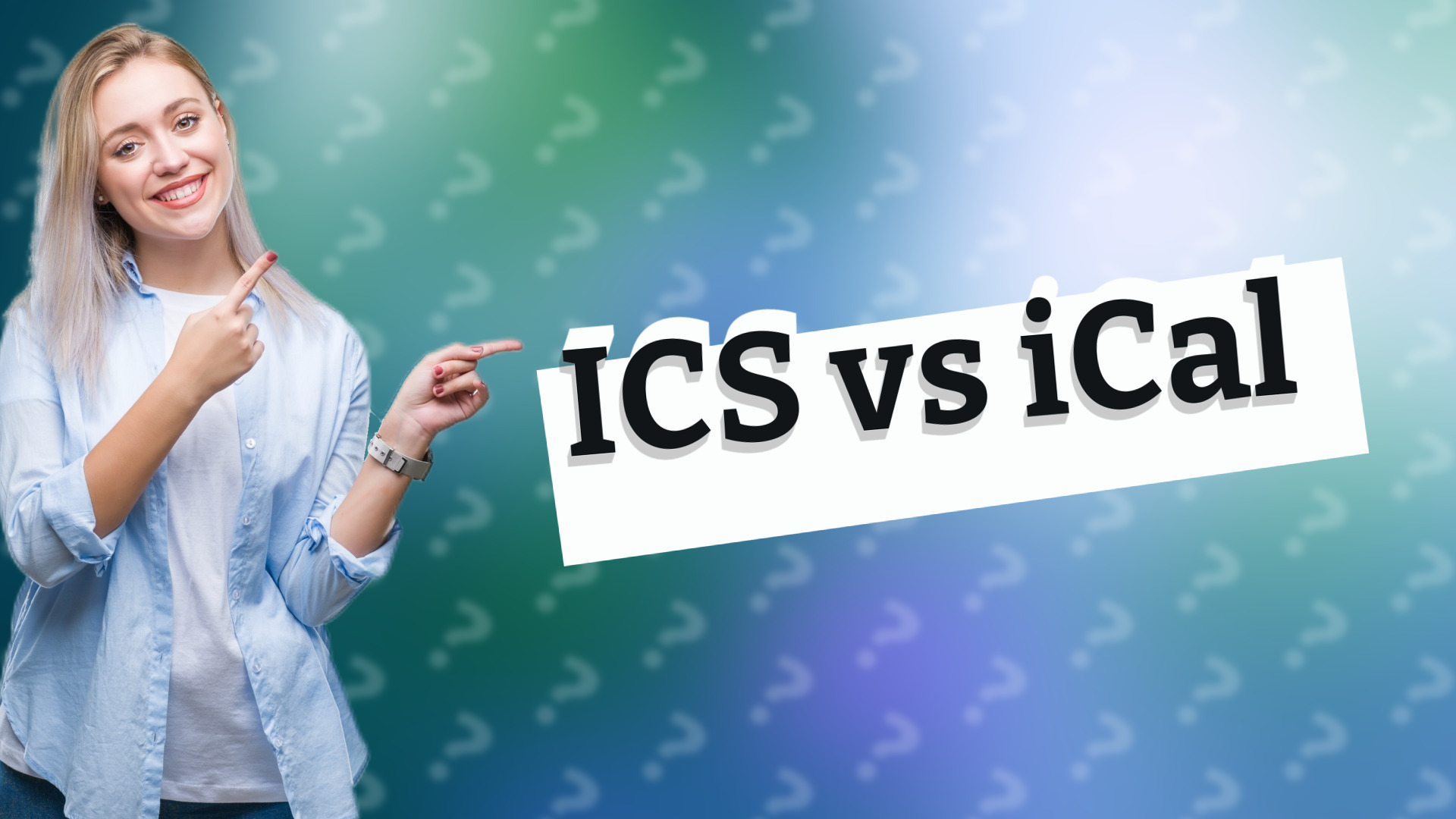 ICS vs iCal
