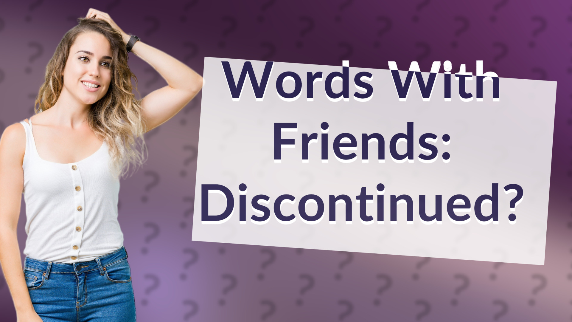 Words With Friends: Discontinued?