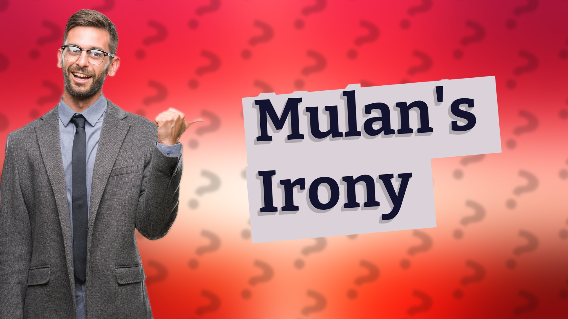 Mulan's Irony