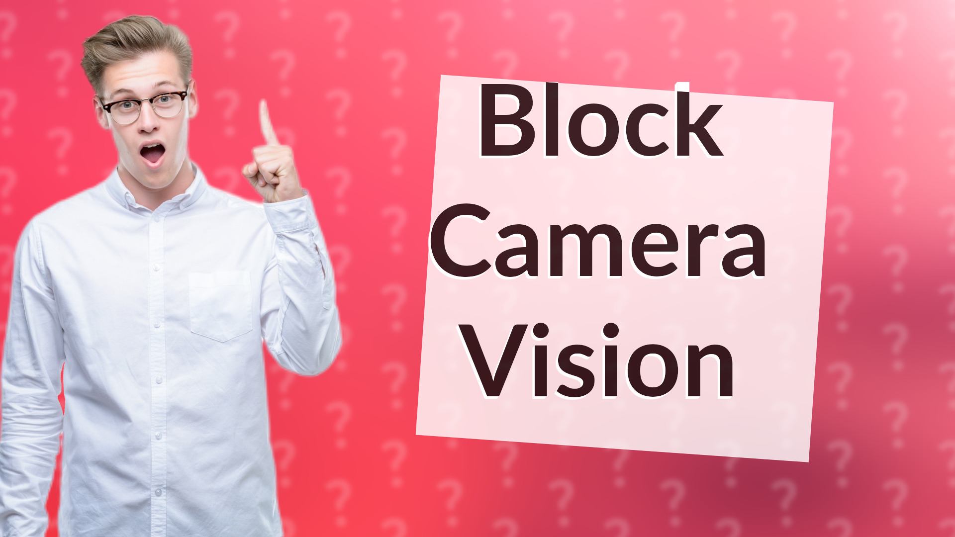 Block Camera Vision
