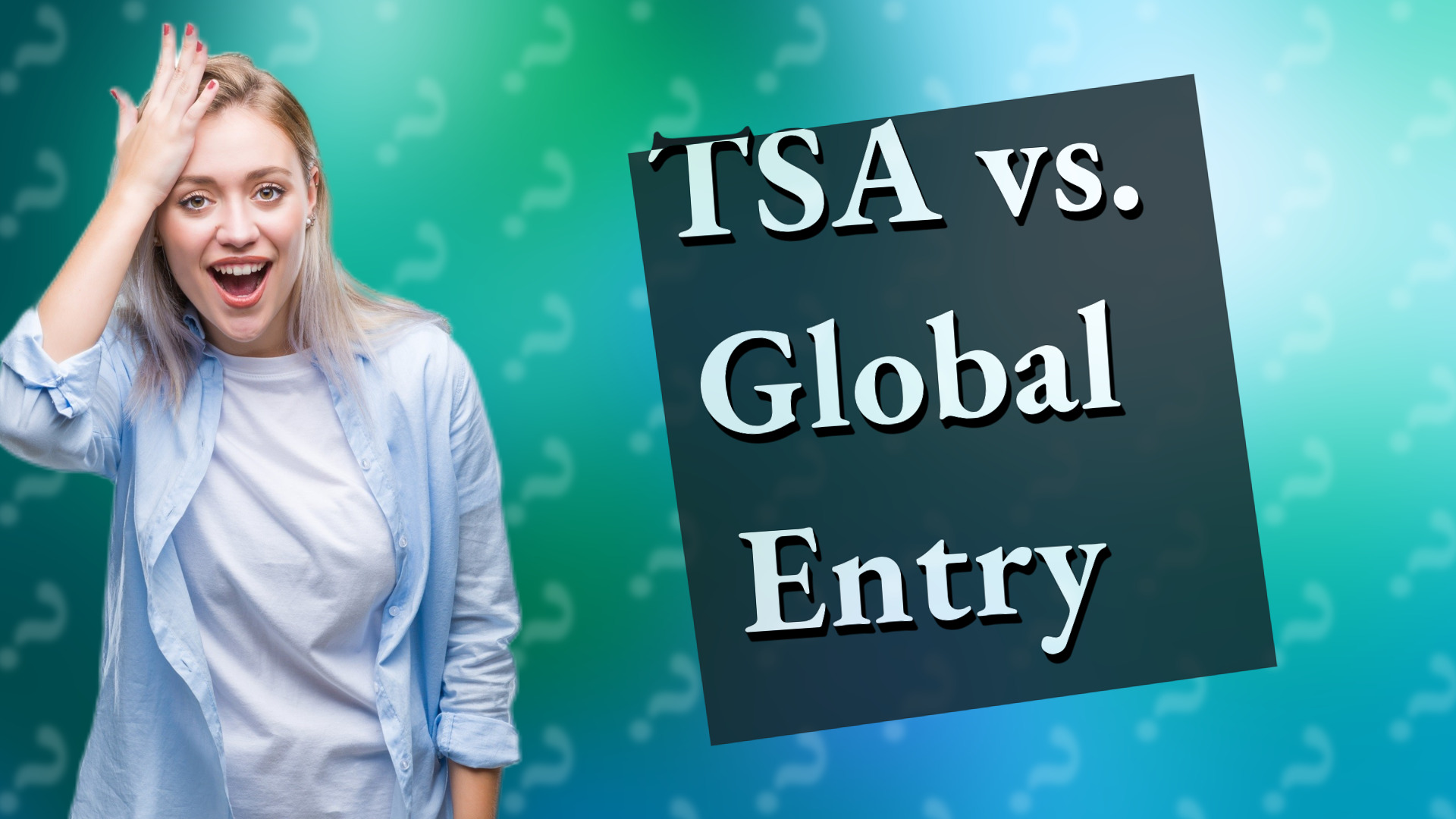 TSA vs. Global Entry