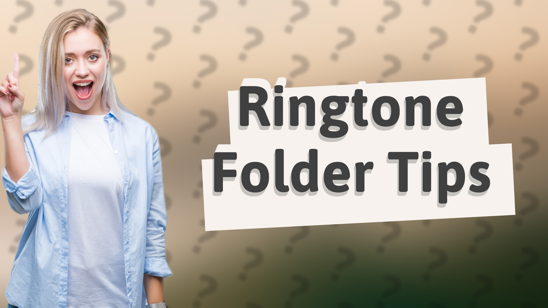 Ringtone Folder Tips