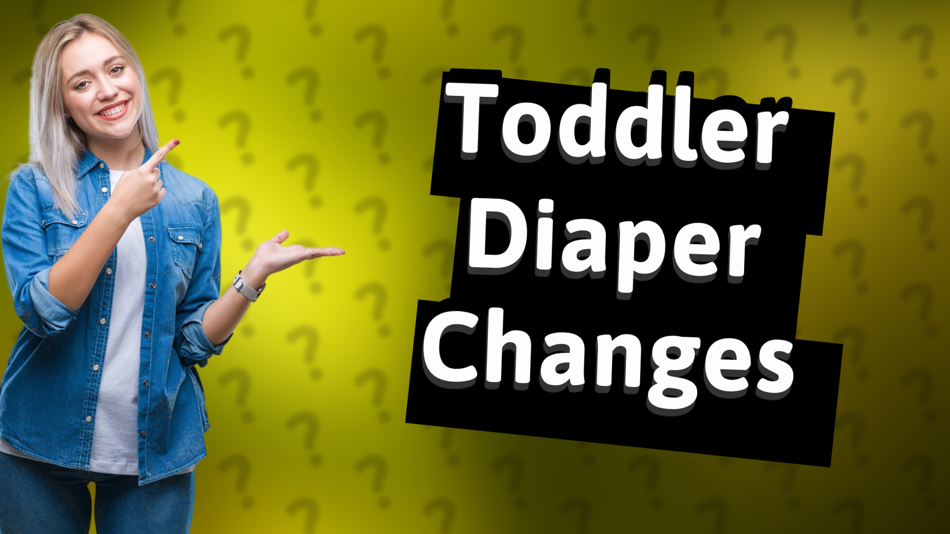 Toddler Diaper Changes