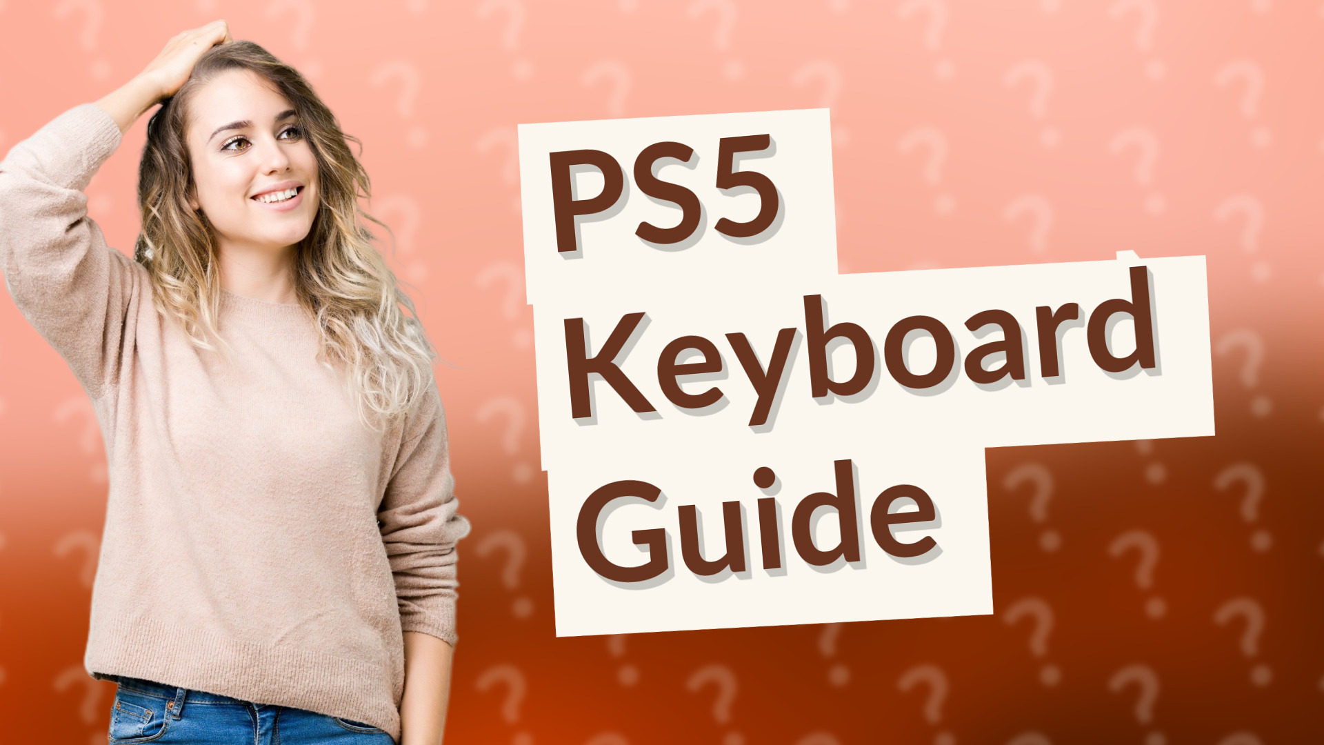 PS5 Keyboard Guide