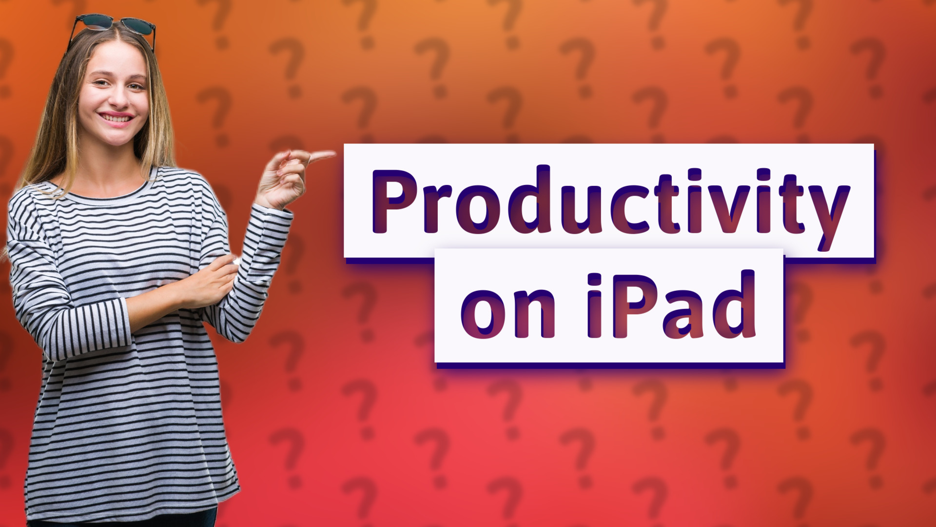 Productivity on iPad