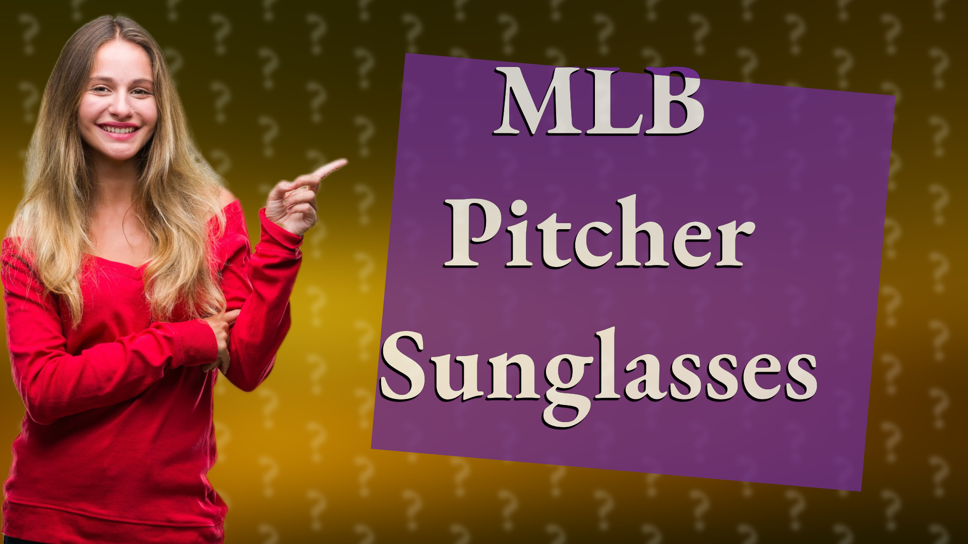MLB Pitcher Sunglasses