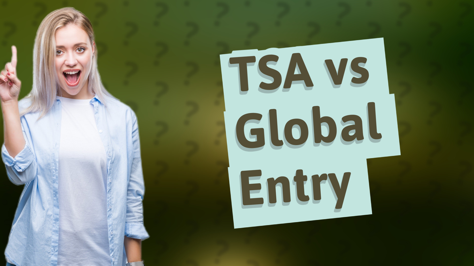 TSA vs Global Entry