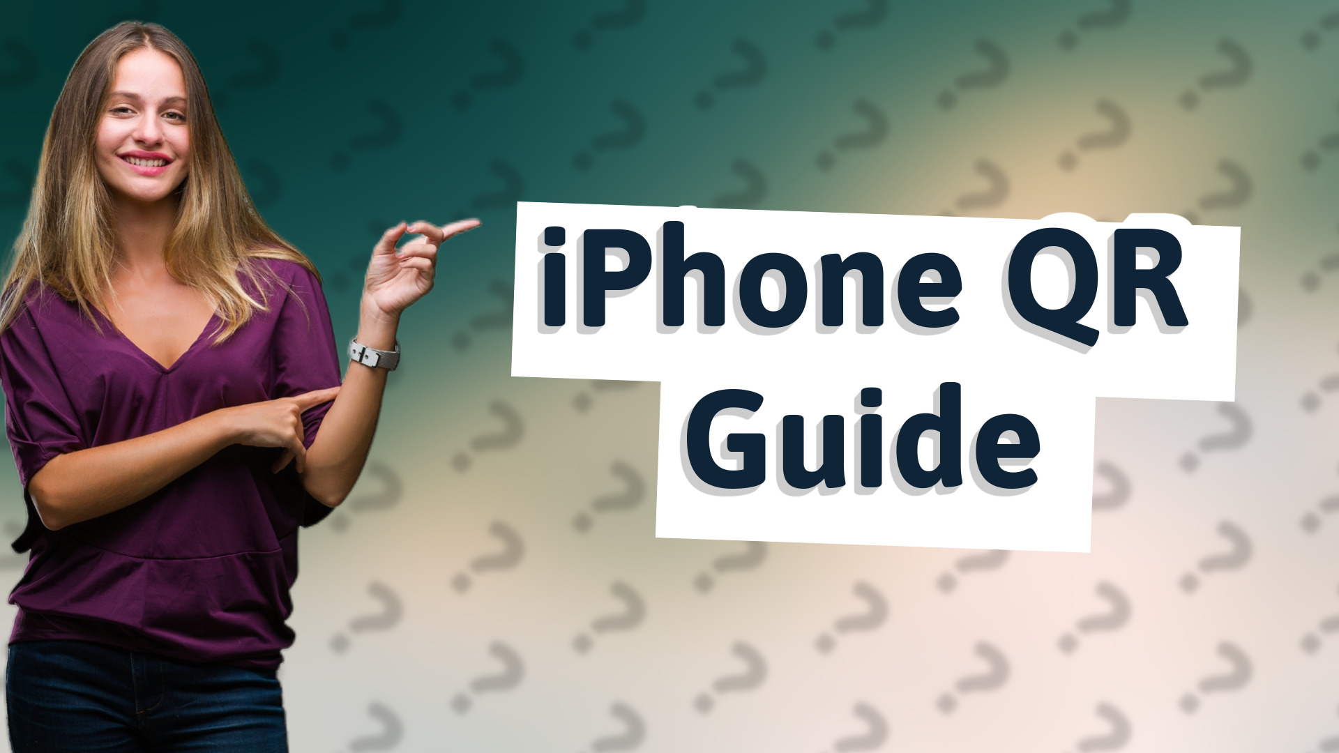 iPhone QR Guide