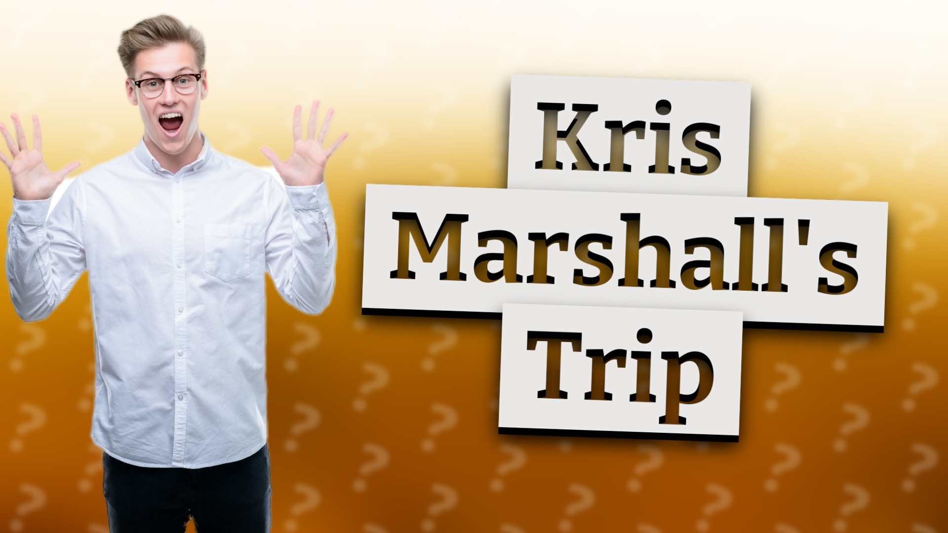 Kris Marshall's Trip