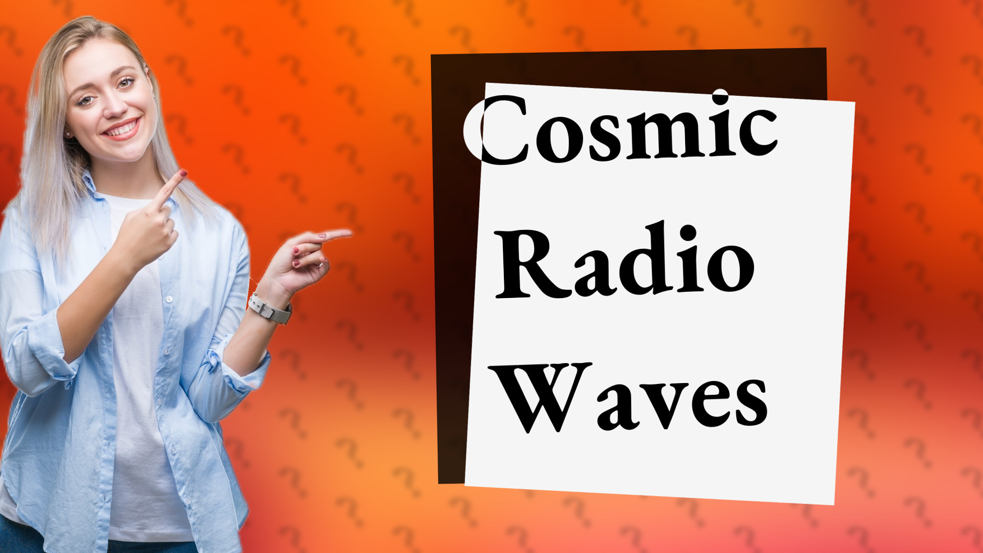 Cosmic Radio Waves
