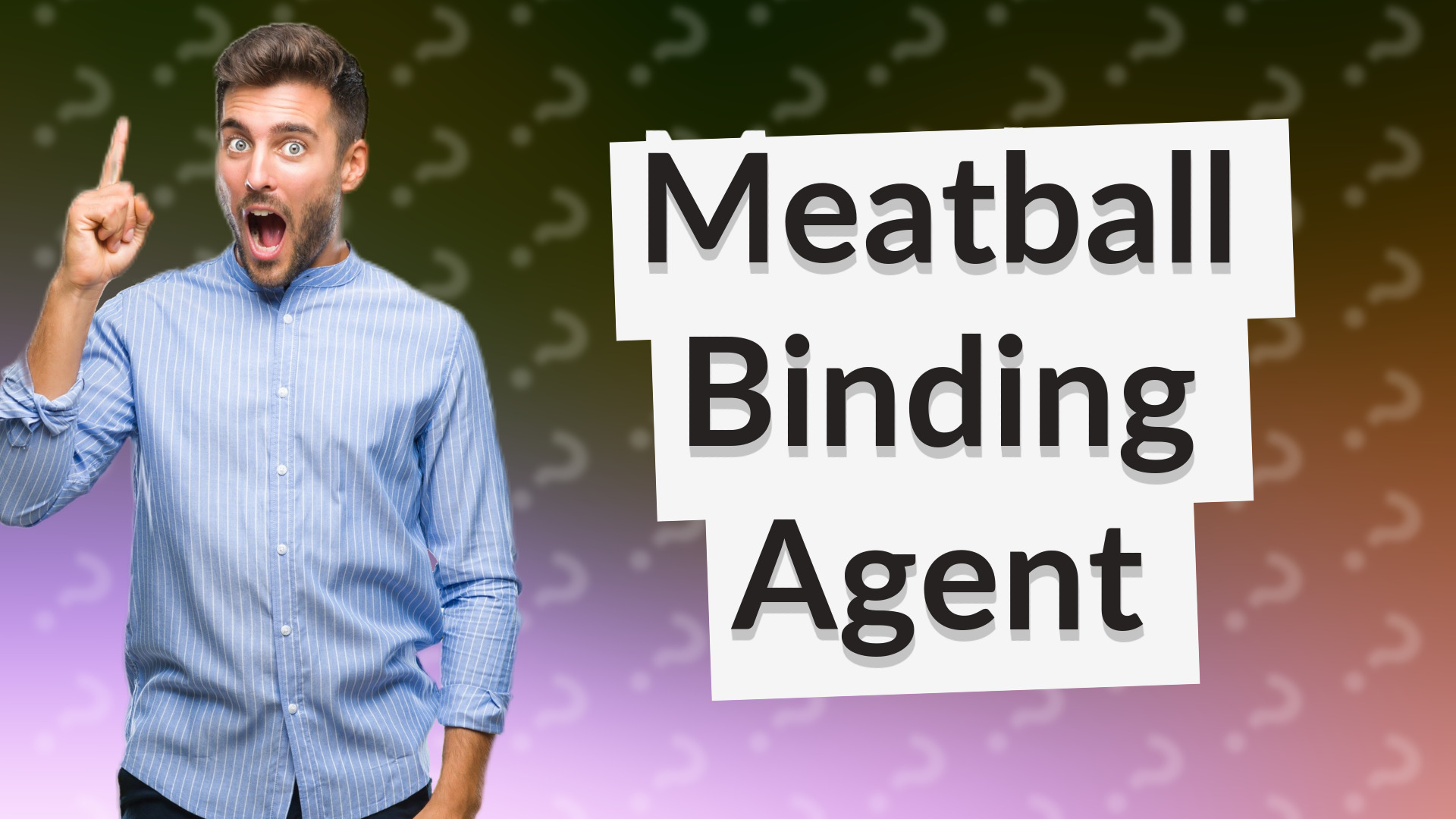 Meatball Binding Agent