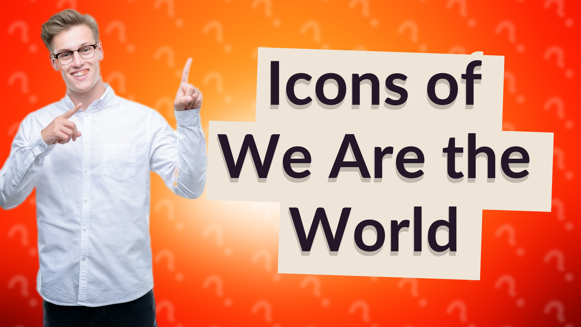 Icons of We Are the World