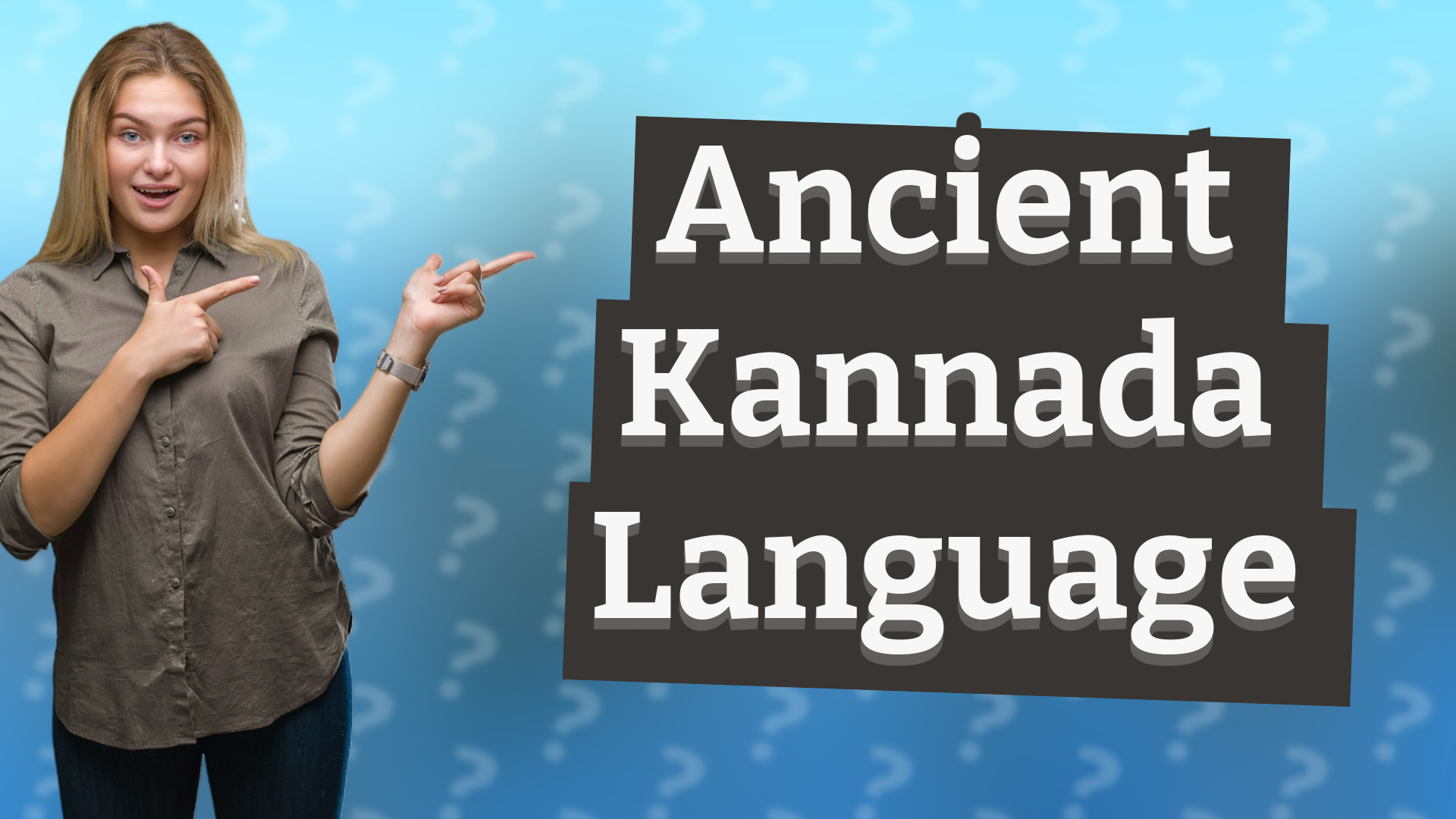 Ancient Kannada Language