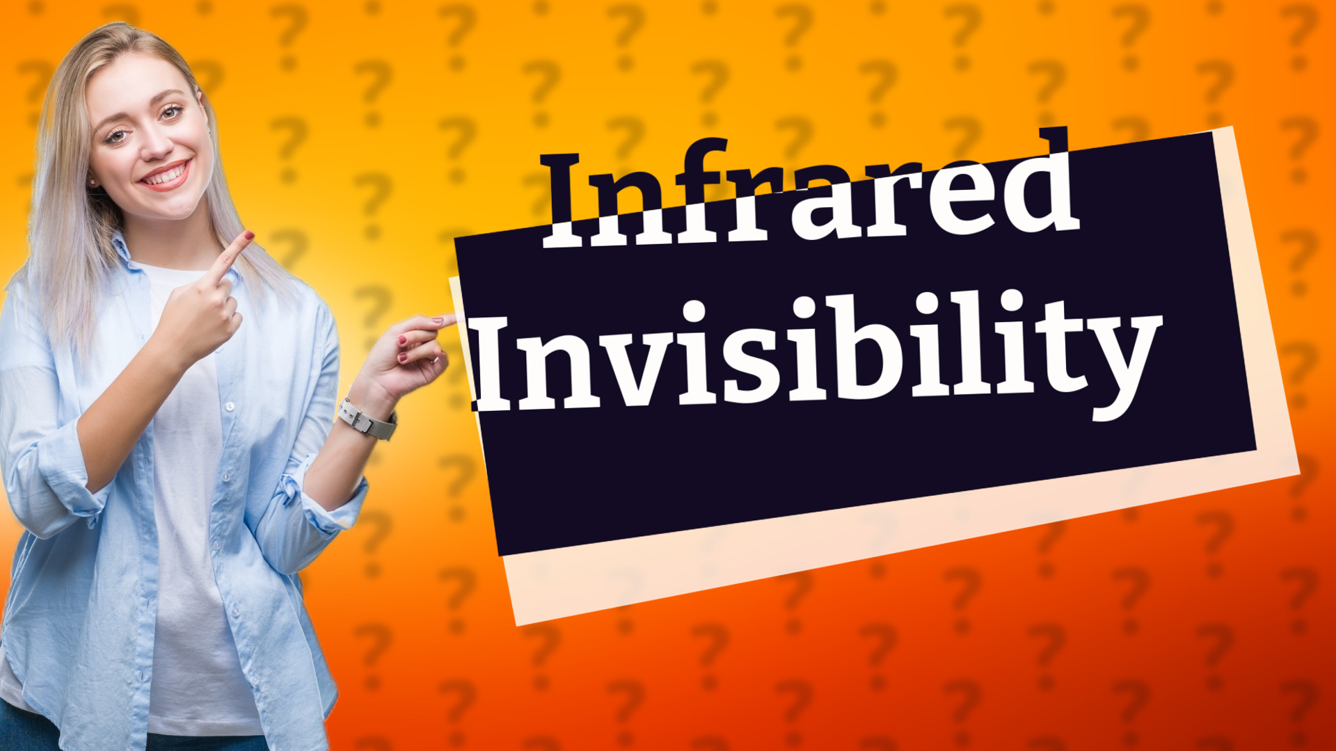 Infrared Invisibility