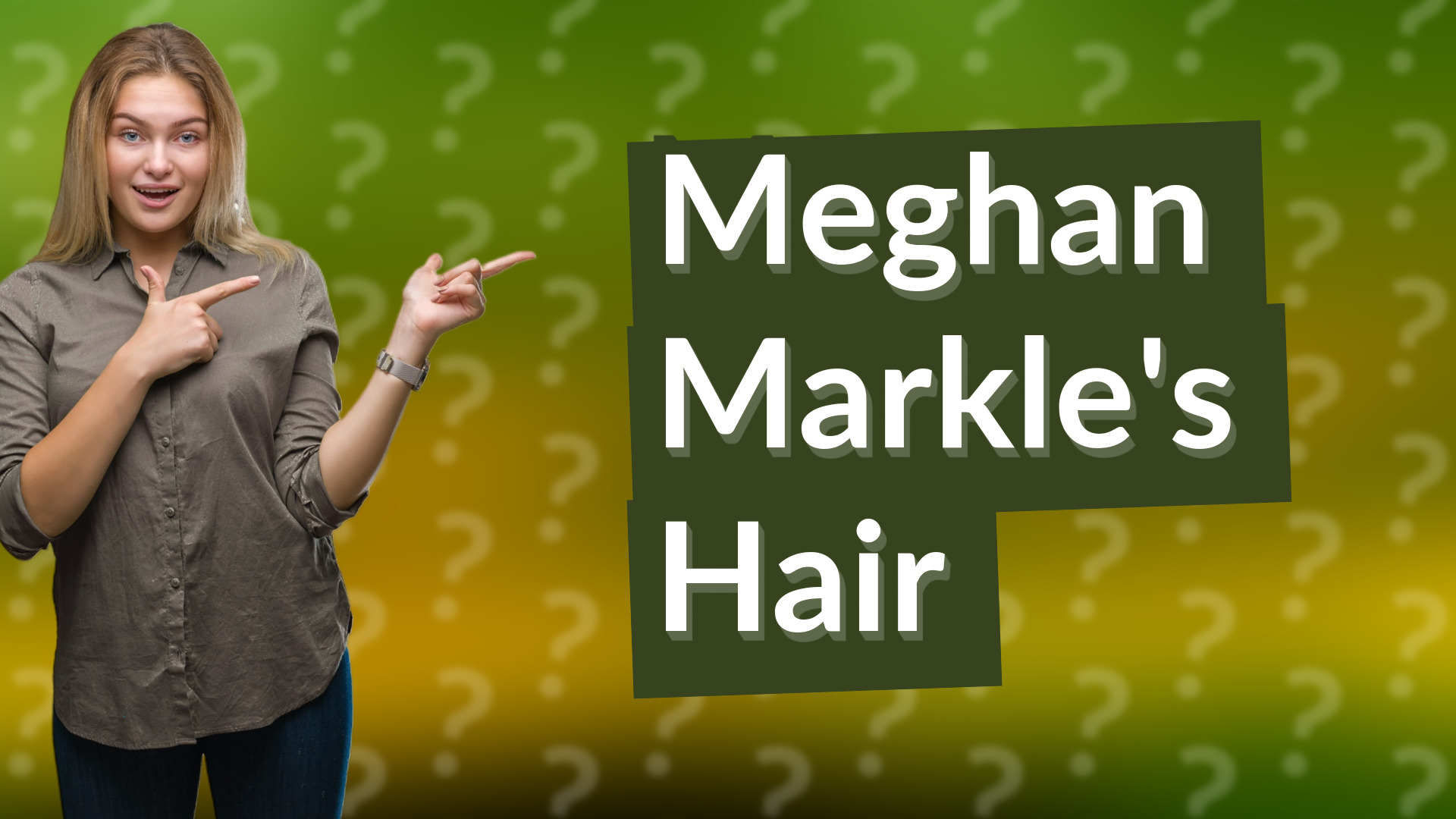 Meghan Markle's Hair