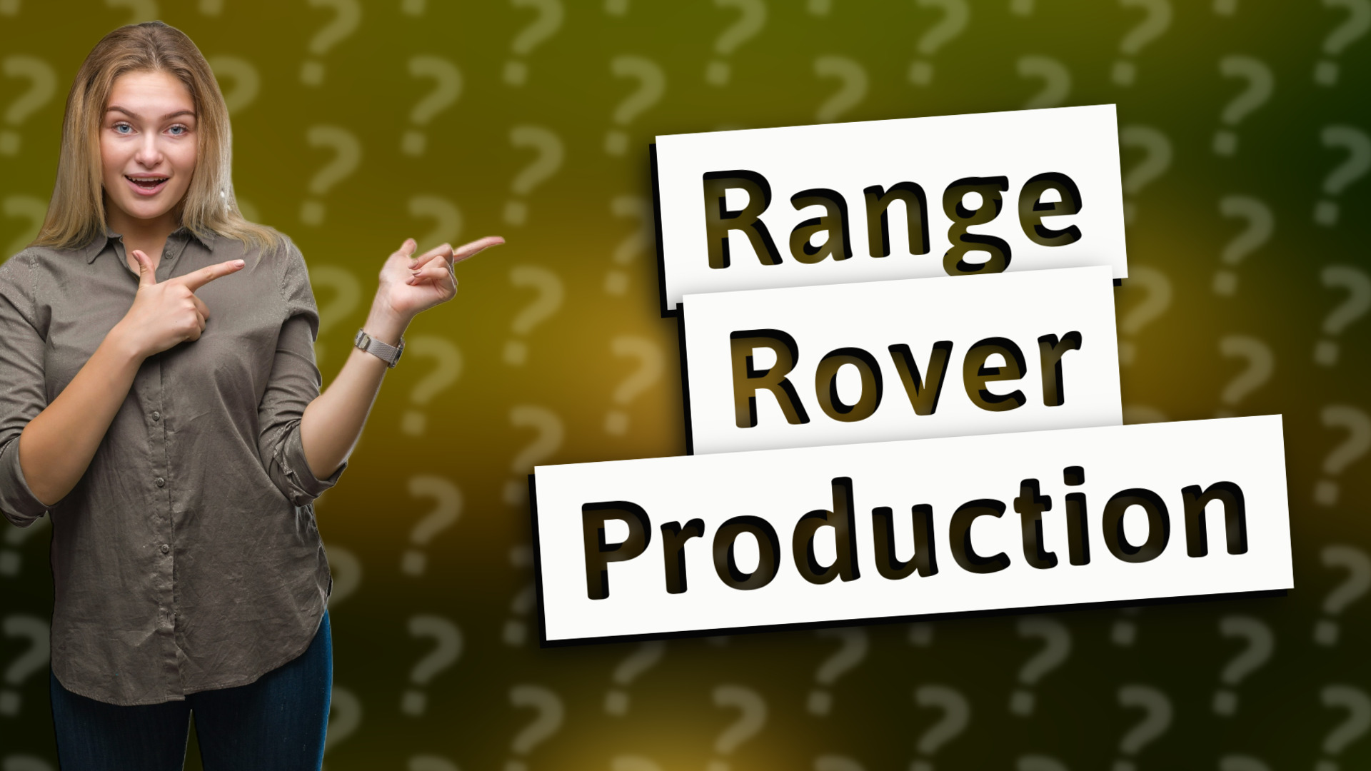 Range Rover Production