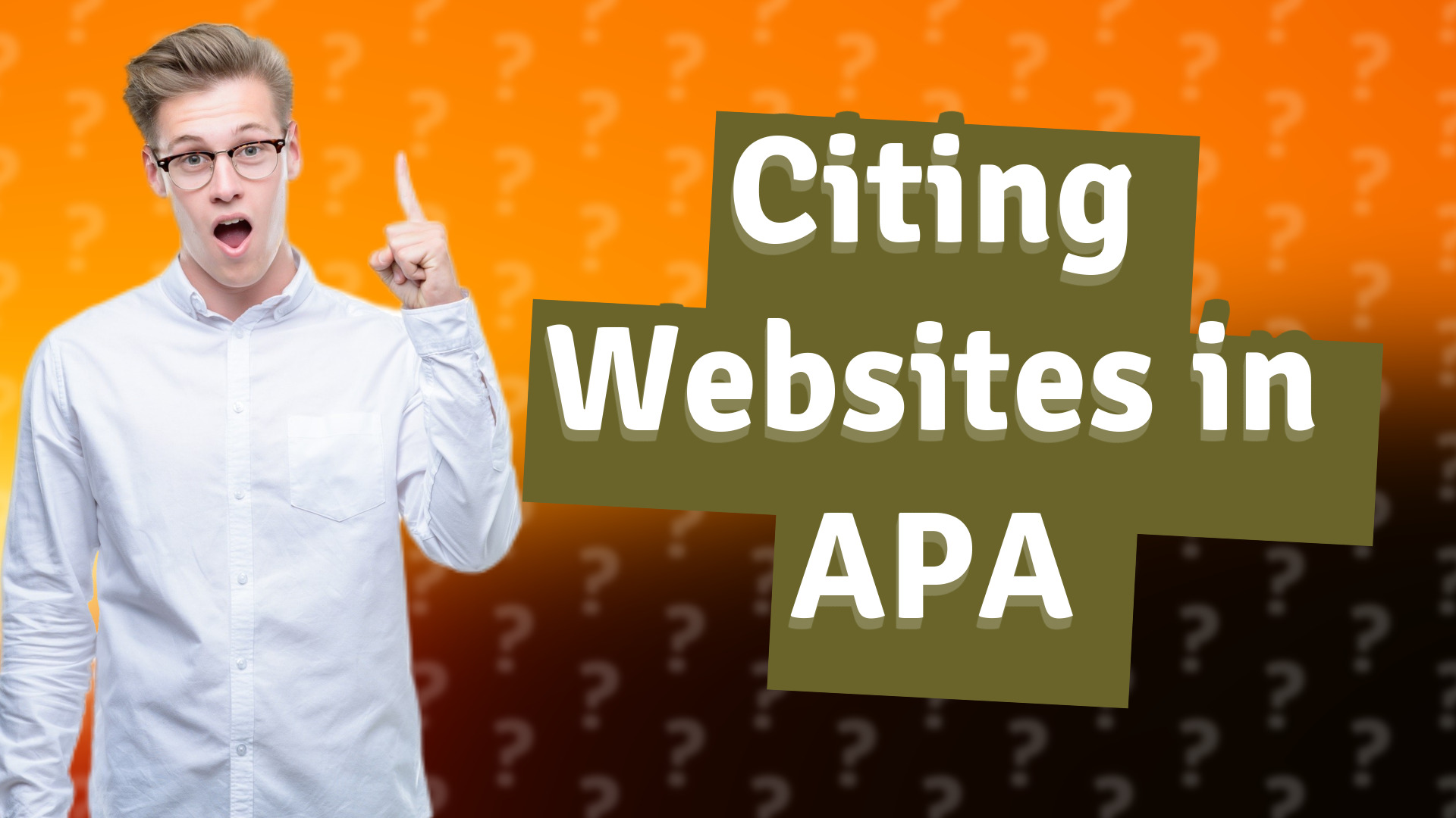 Citing Websites in APA