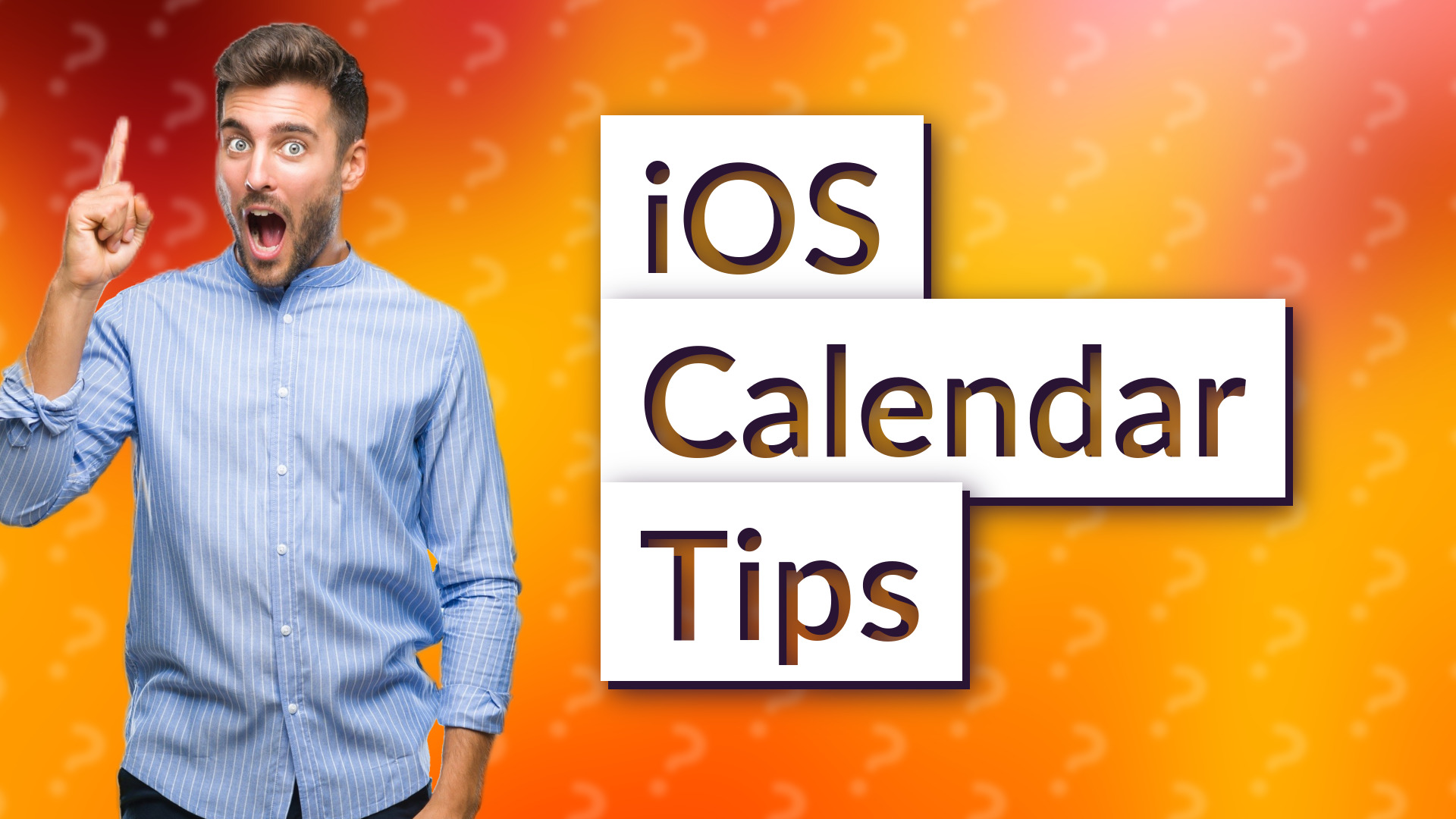 iOS Calendar Tips