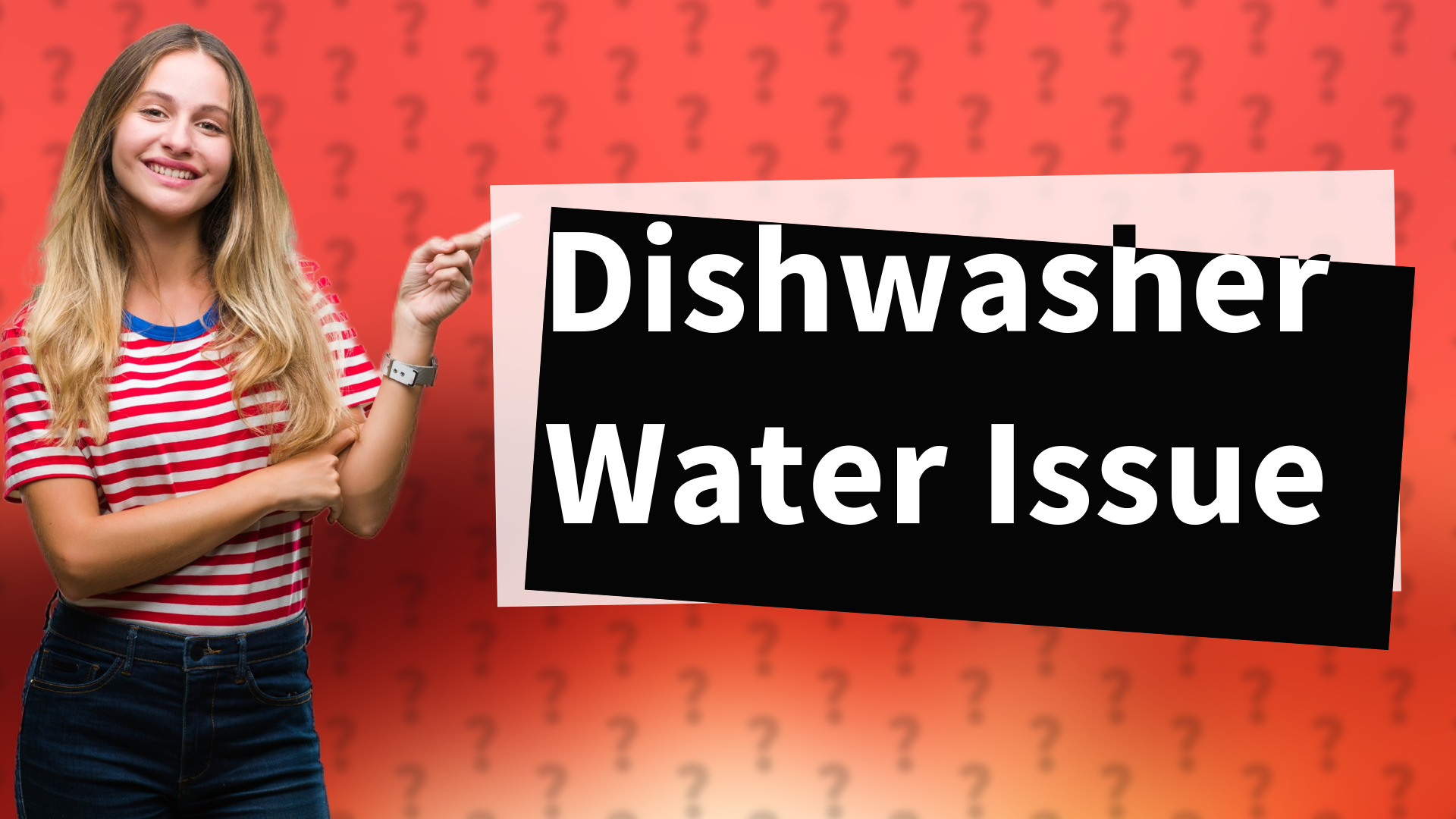 Dishwasher Water Issue