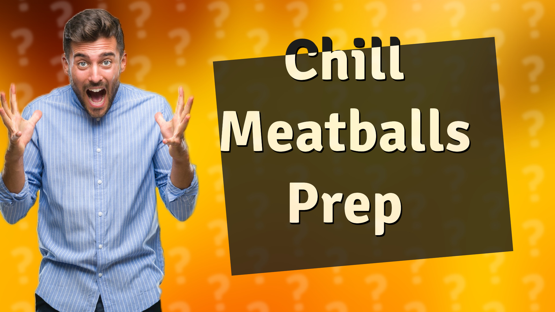 Chill Meatballs Prep