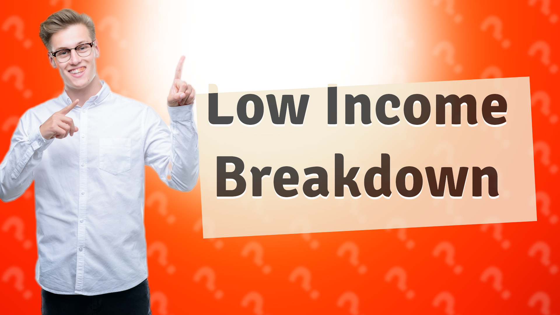 Low Income Breakdown