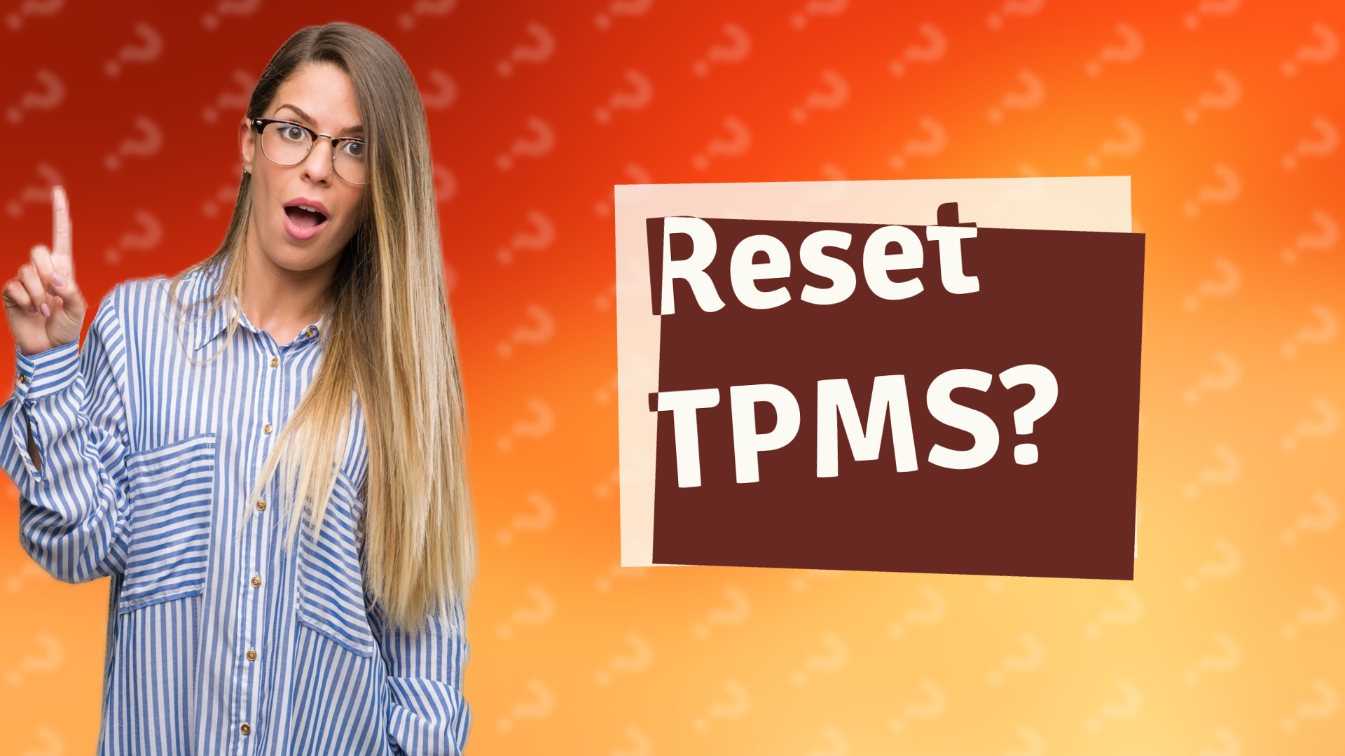 Reset TPMS?