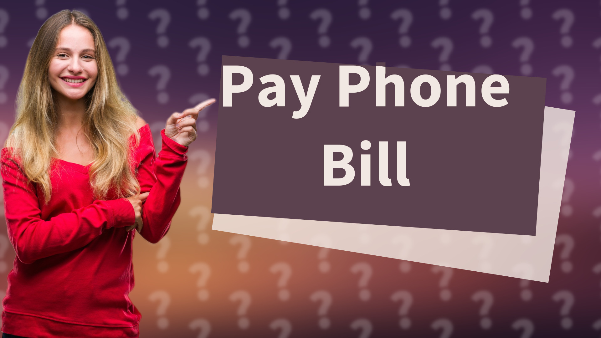 Pay Phone Bill
