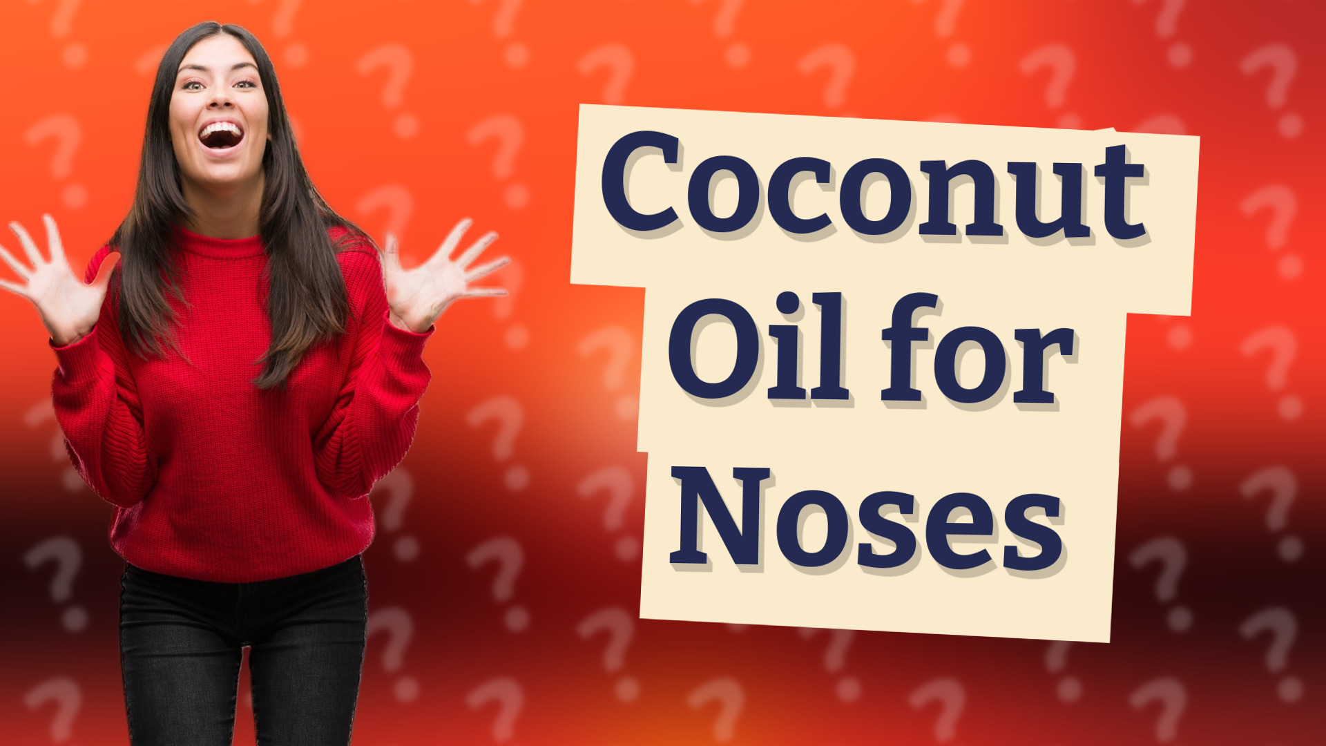 Coconut Oil for Noses
