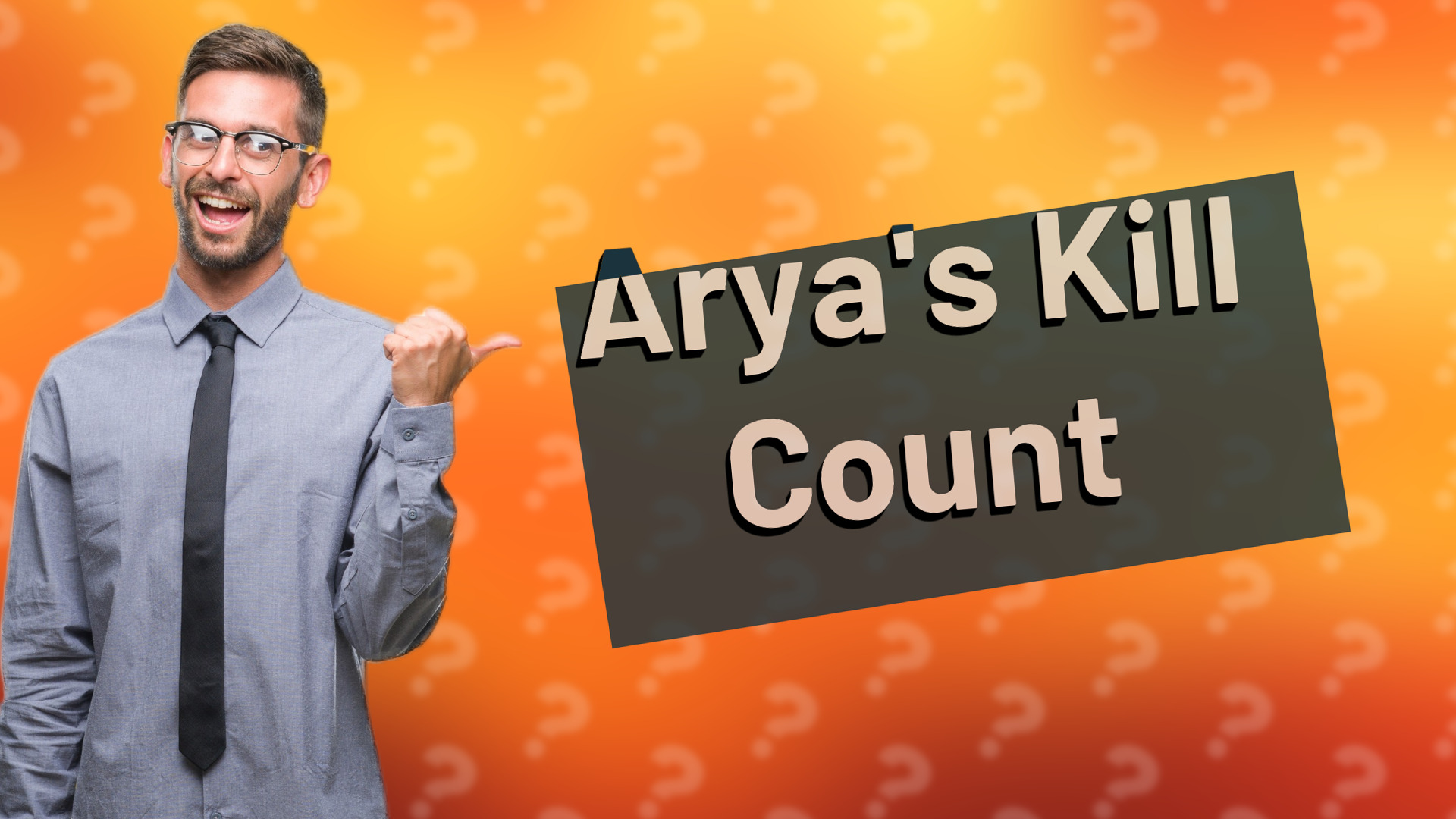 Arya's Kill Count