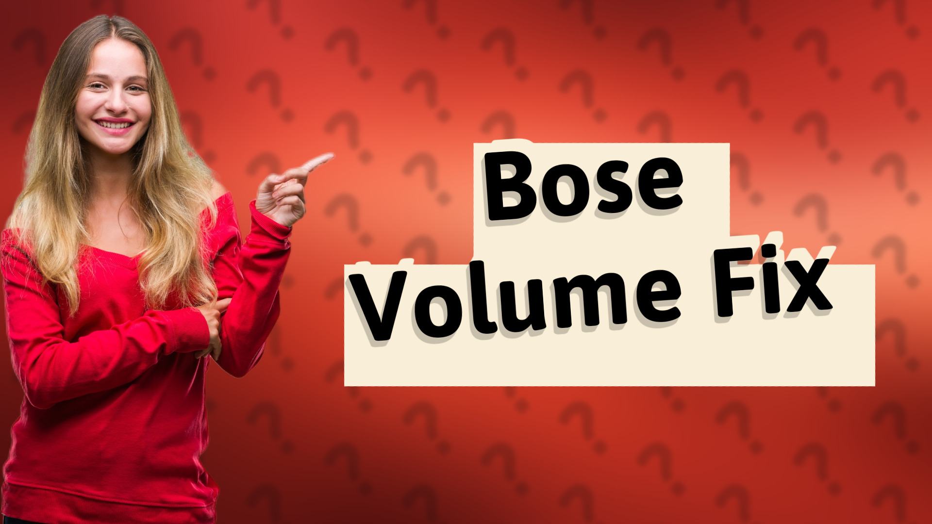 Bose Volume Fix