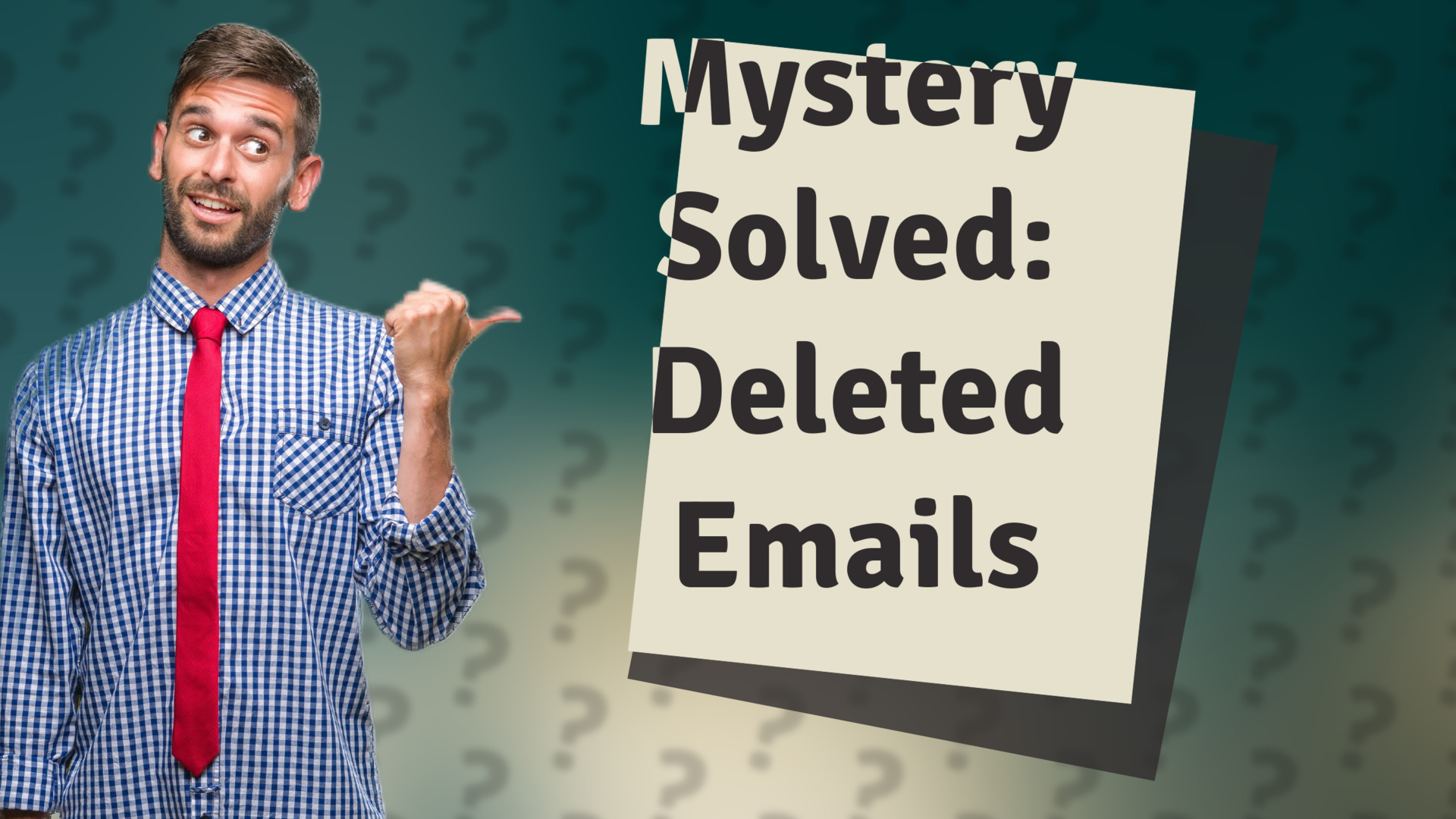 Mystery Solved: Deleted Emails