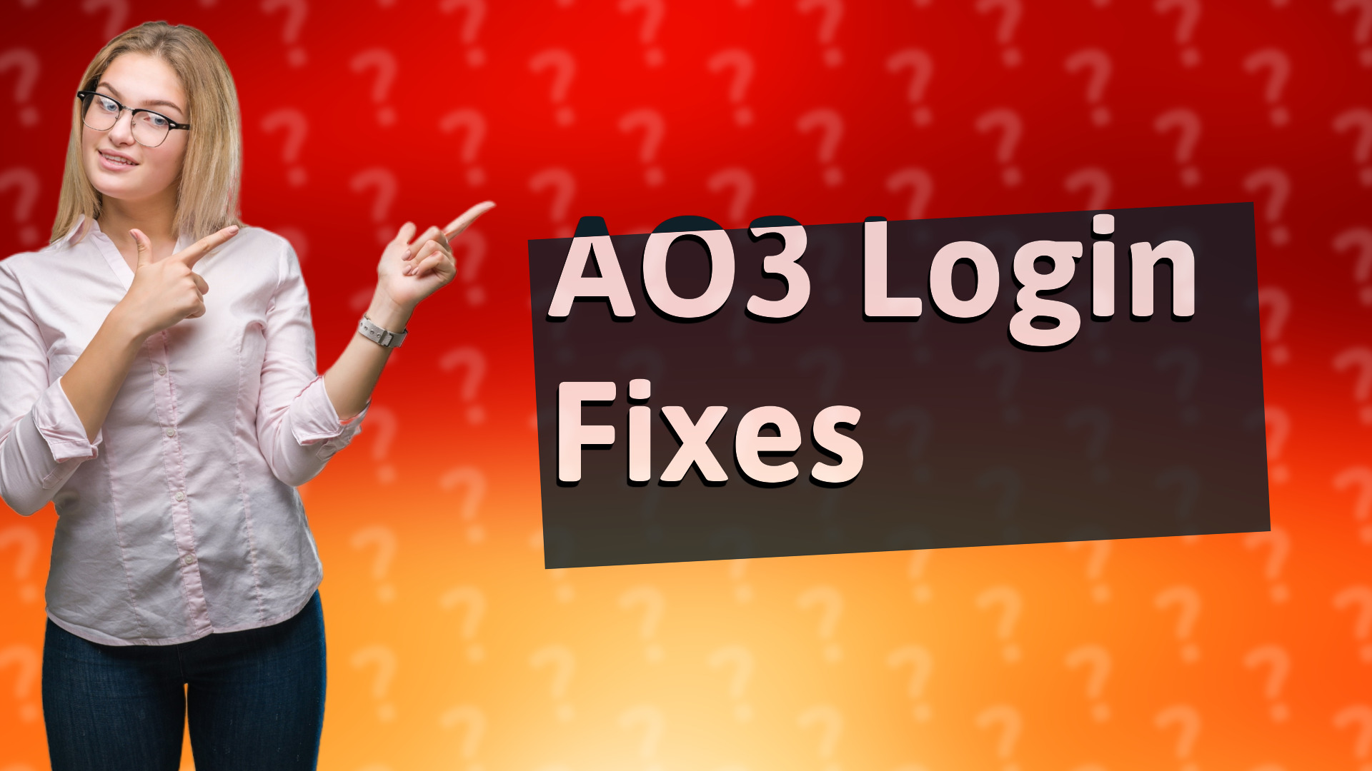 AO3 Login Fixes