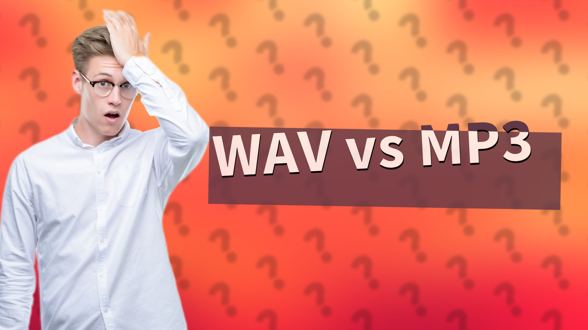 WAV vs MP3