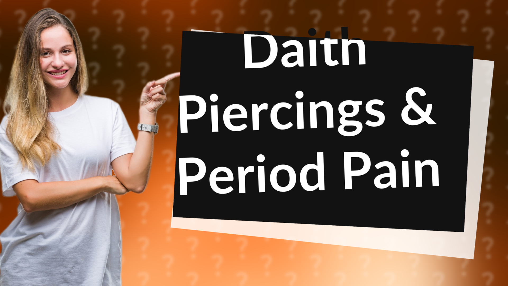 Daith Piercings & Period Pain